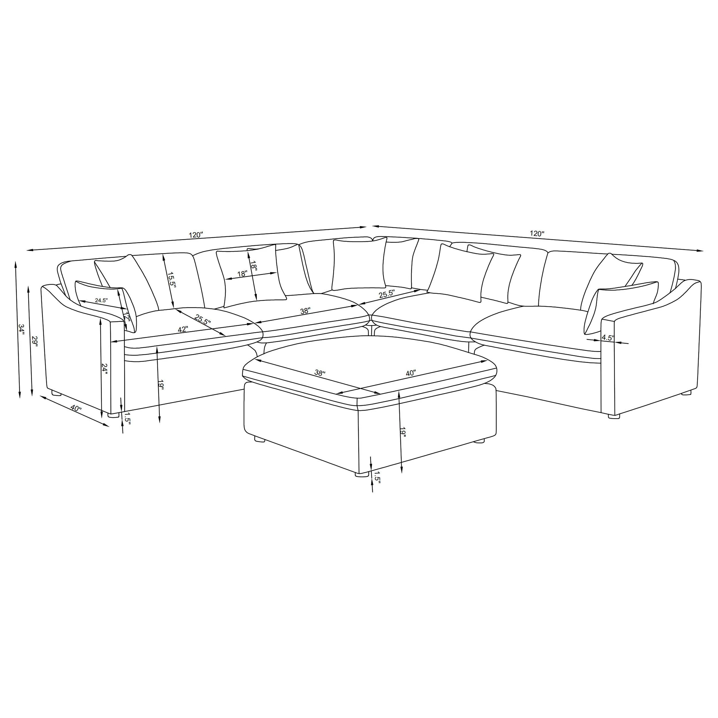 Hobson Modular Sectional Sofa - Image 39