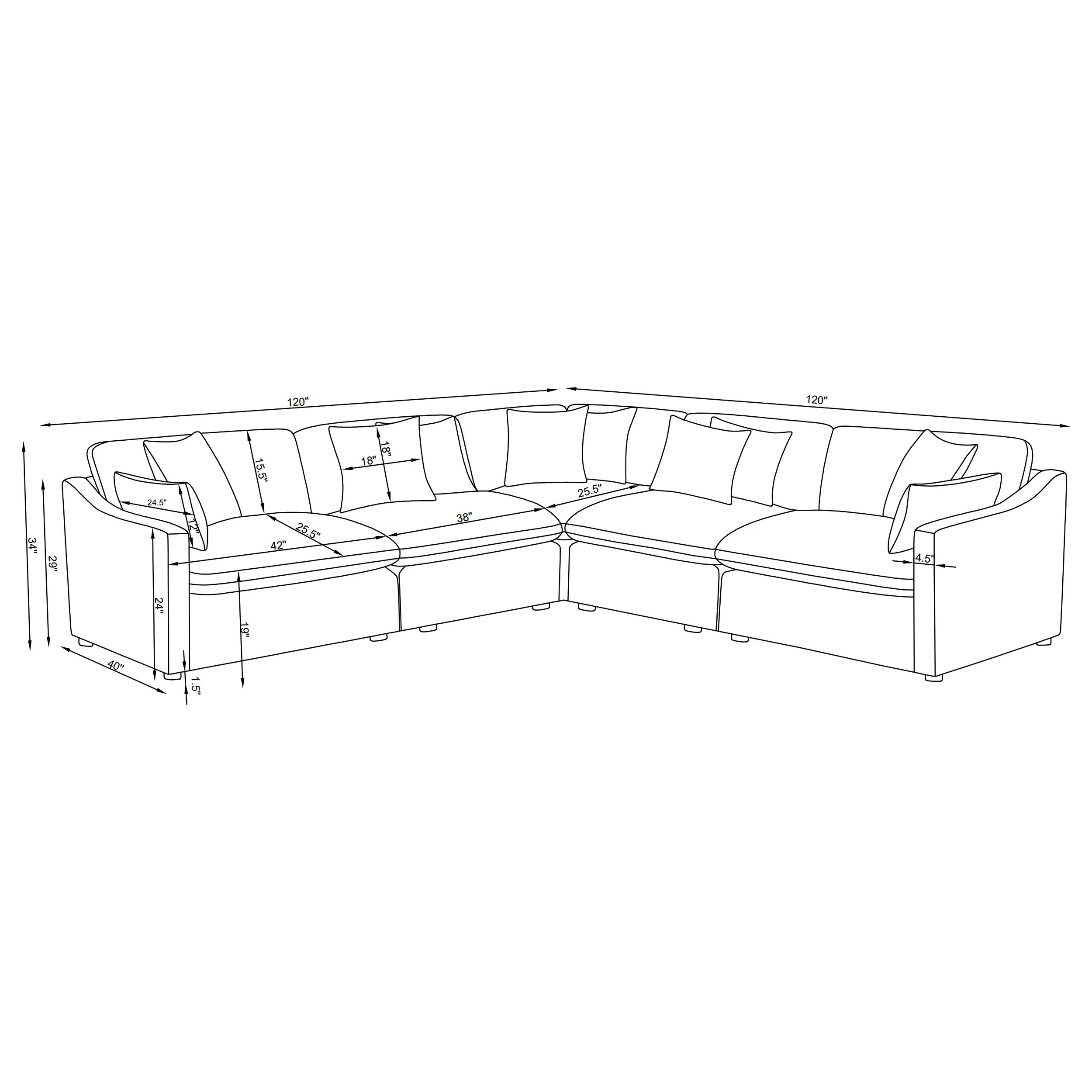 Hobson Modular Sectional Sofa - Image 51