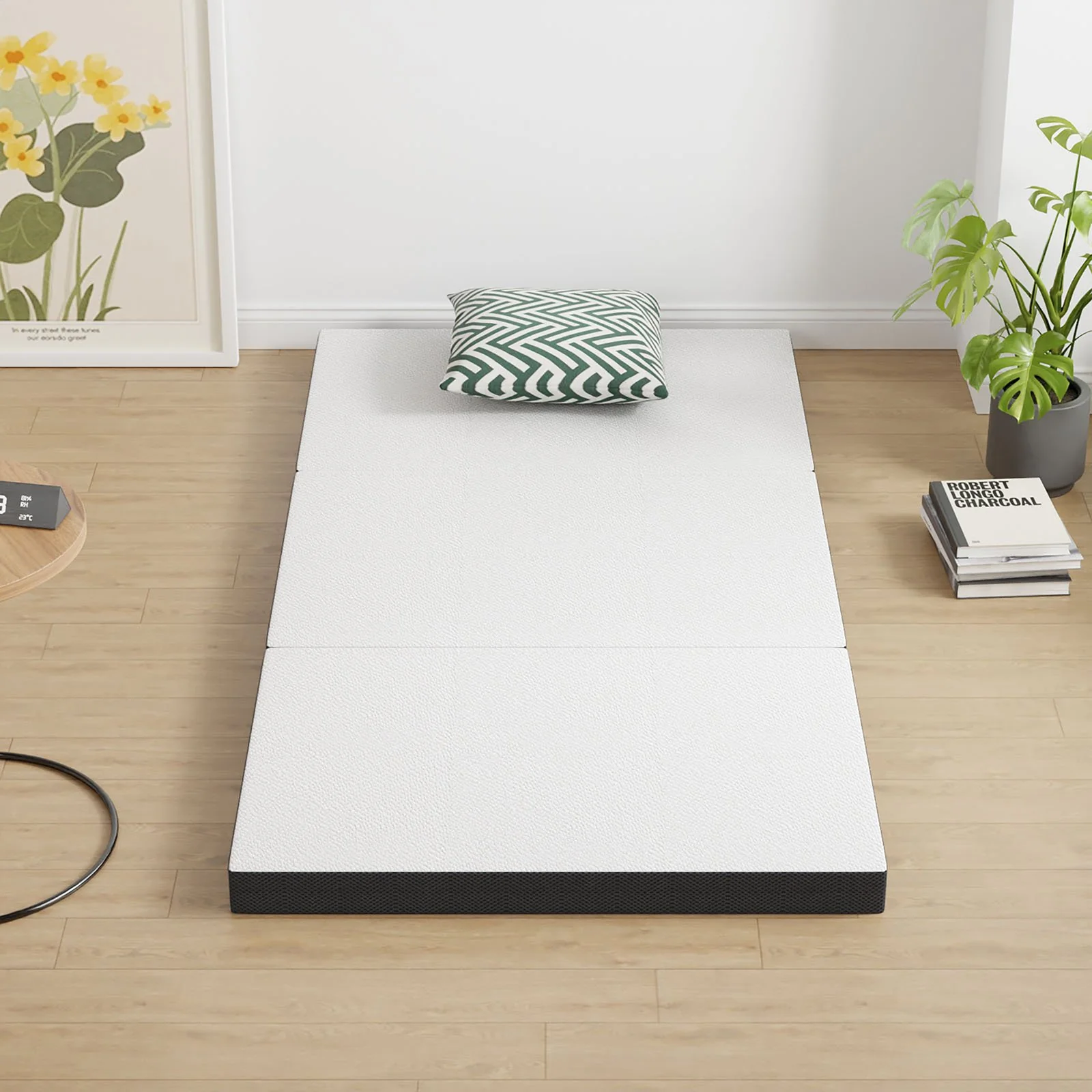 Hollyhock 4" Twin Tri-Fold Memory Foam Topper - Image 2