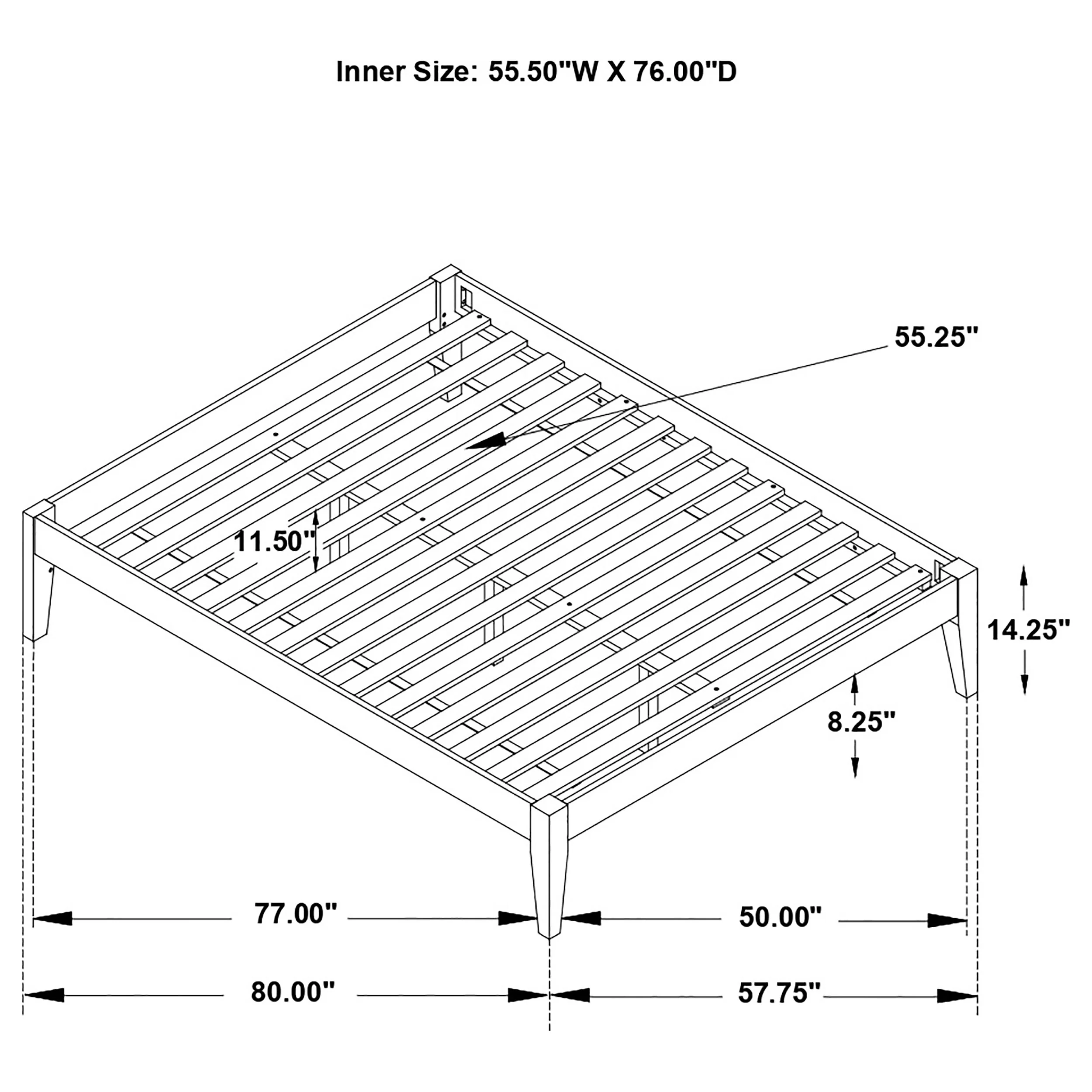 Hounslow Platform Bed Base - Image 116