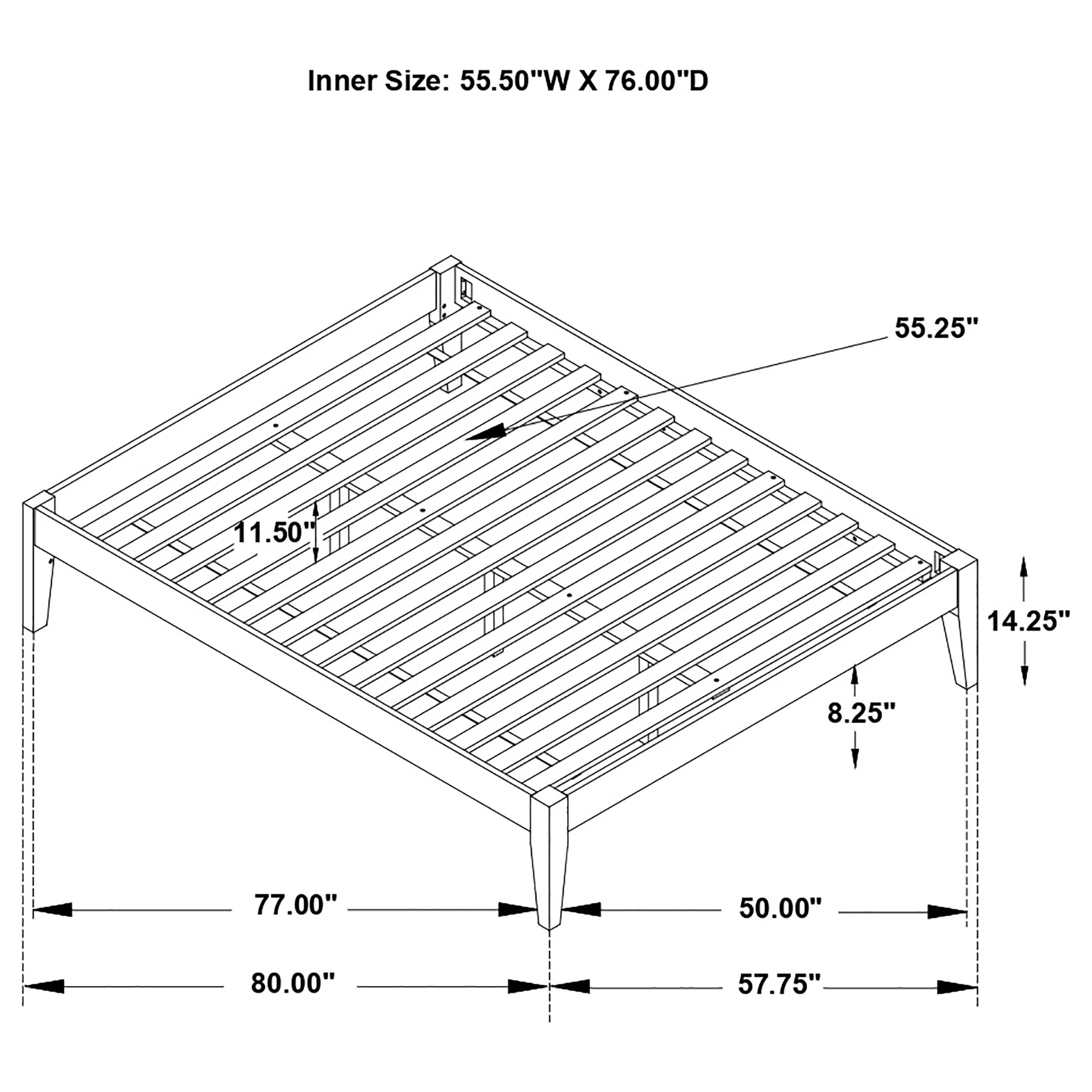 Hounslow Platform Bed Base - Image 74