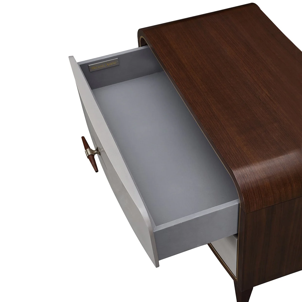 Houston 2-Drawer Nightstand - Walnut - Image 9