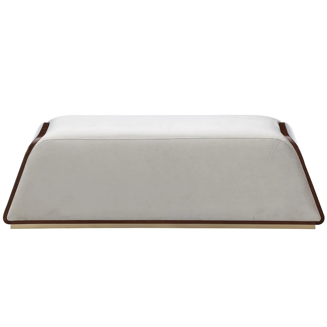 Houston Accent Bench - Porcini/Walnut - Image 3