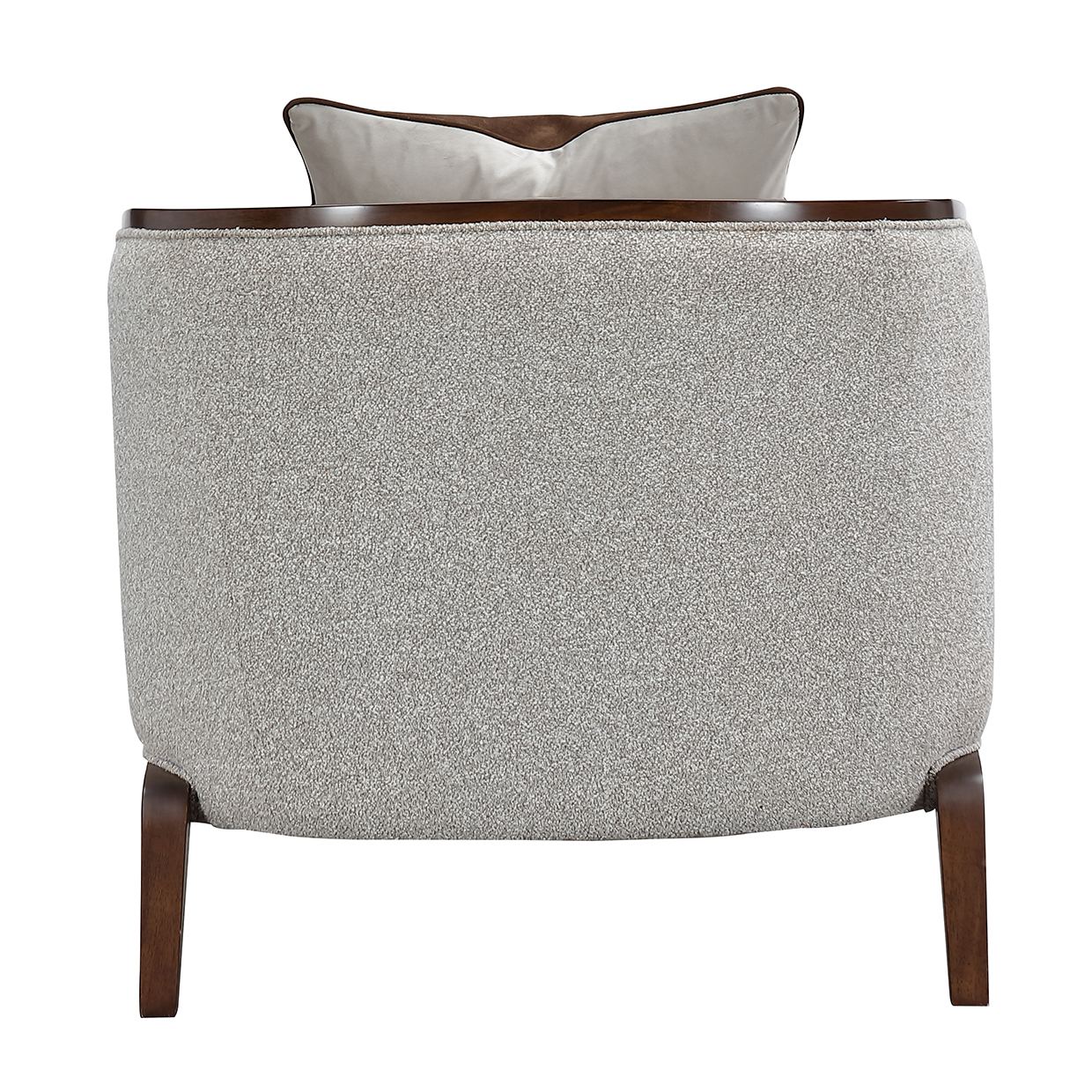 Houston Chaise - Pebble/Walnut - Image 5