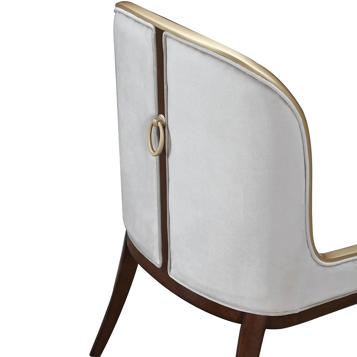 Houston Dining Side Chair - Porcini/Walnut - Image 10