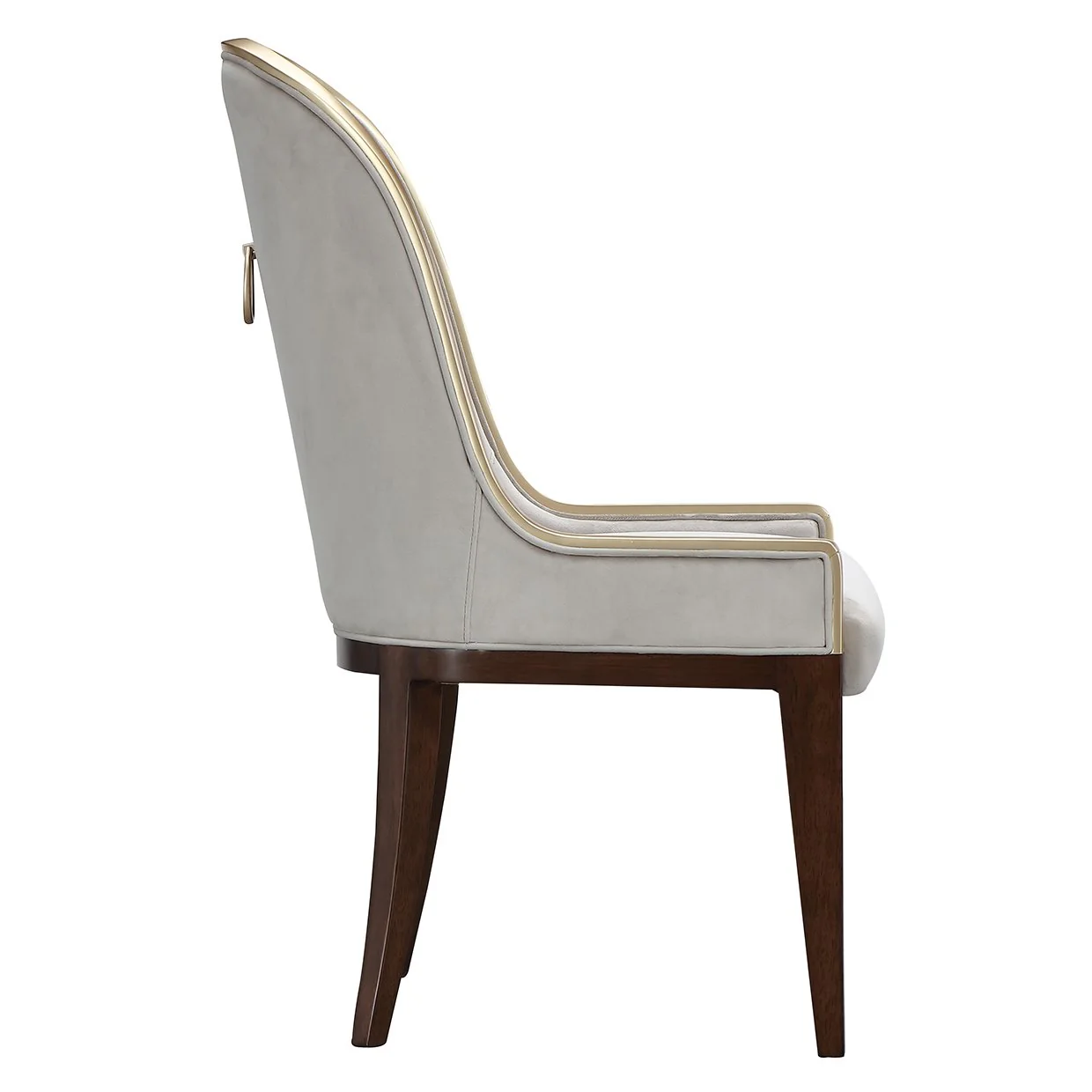 Houston Dining Side Chair - Porcini/Walnut - Image 3