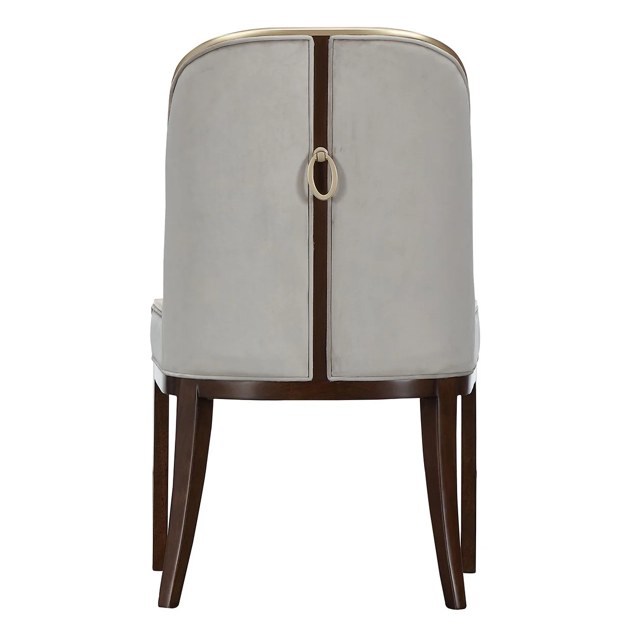 Houston Dining Side Chair - Porcini/Walnut - Image 4