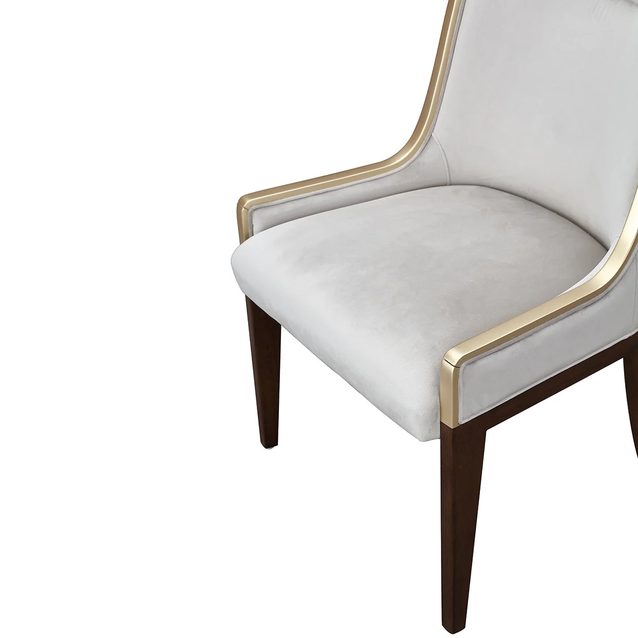 Houston Dining Side Chair - Porcini/Walnut - Image 8