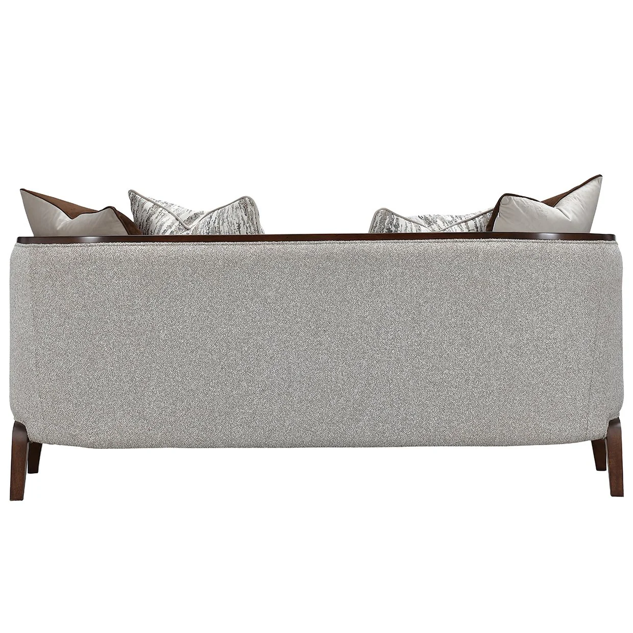 Houston Loveseat - Pebble/Walnut - Image 6