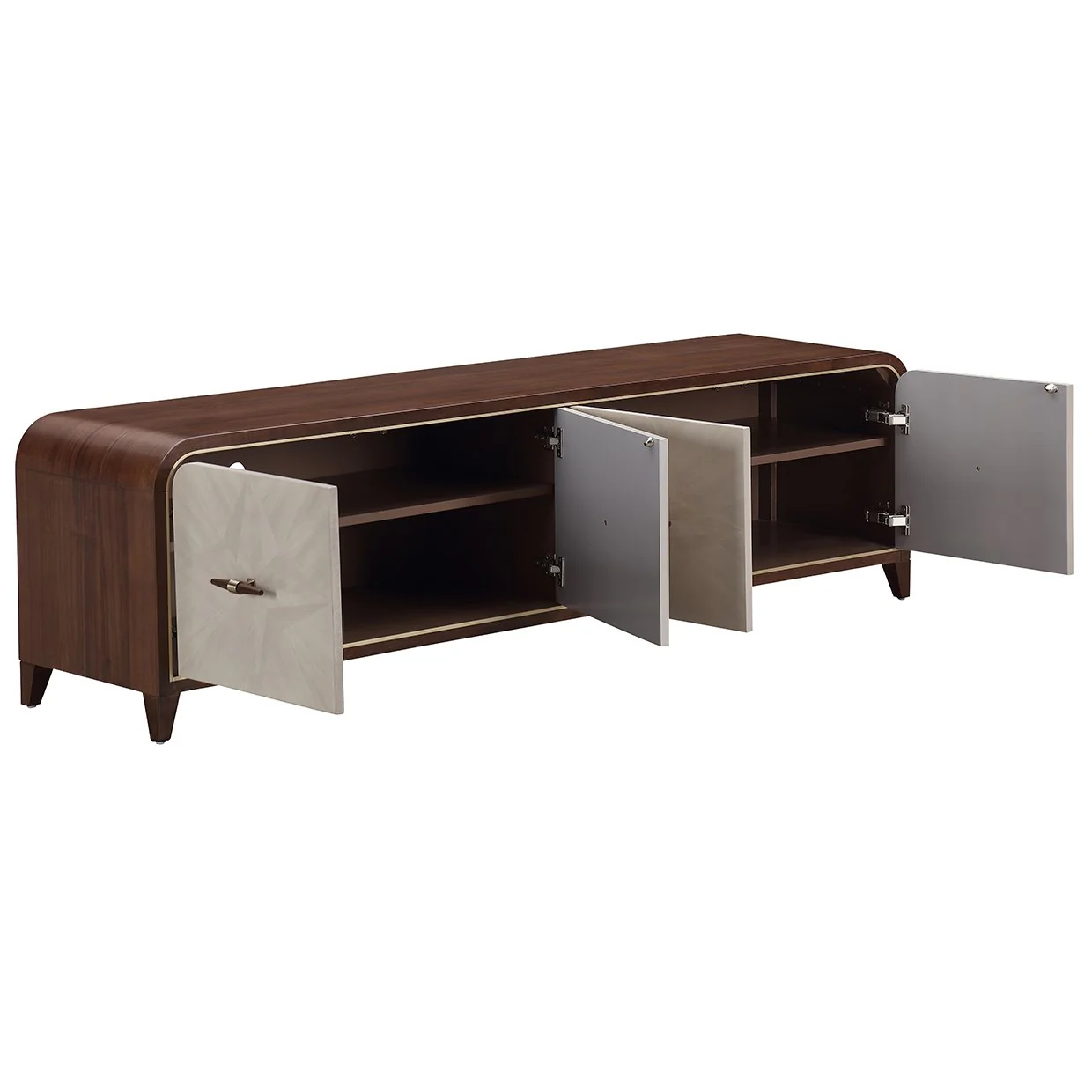 Houston Media Cabinet - Walnut - Image 6