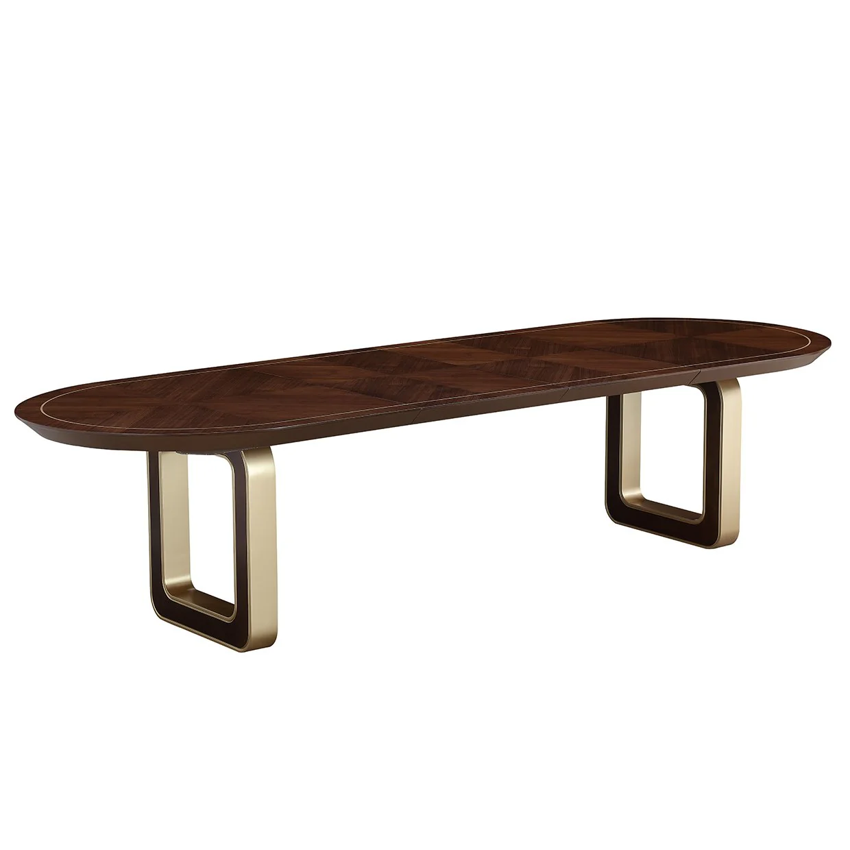 Houston Oval Dining Table - Walnut - Image 2