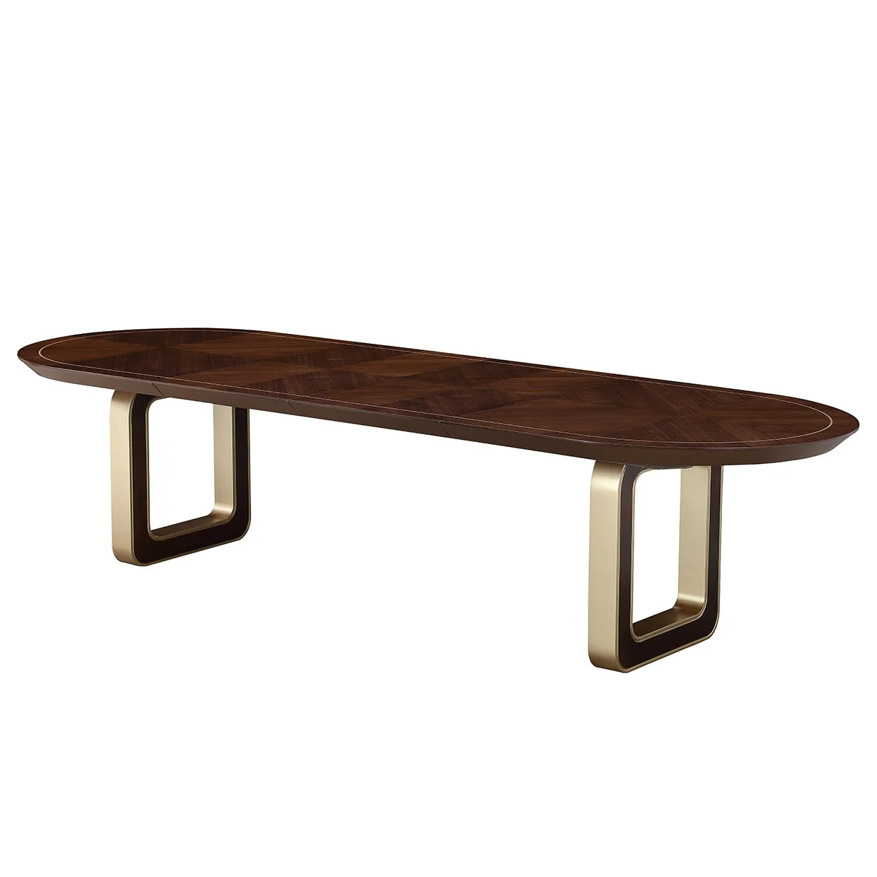 Houston Oval Dining Table - Walnut - Image 8