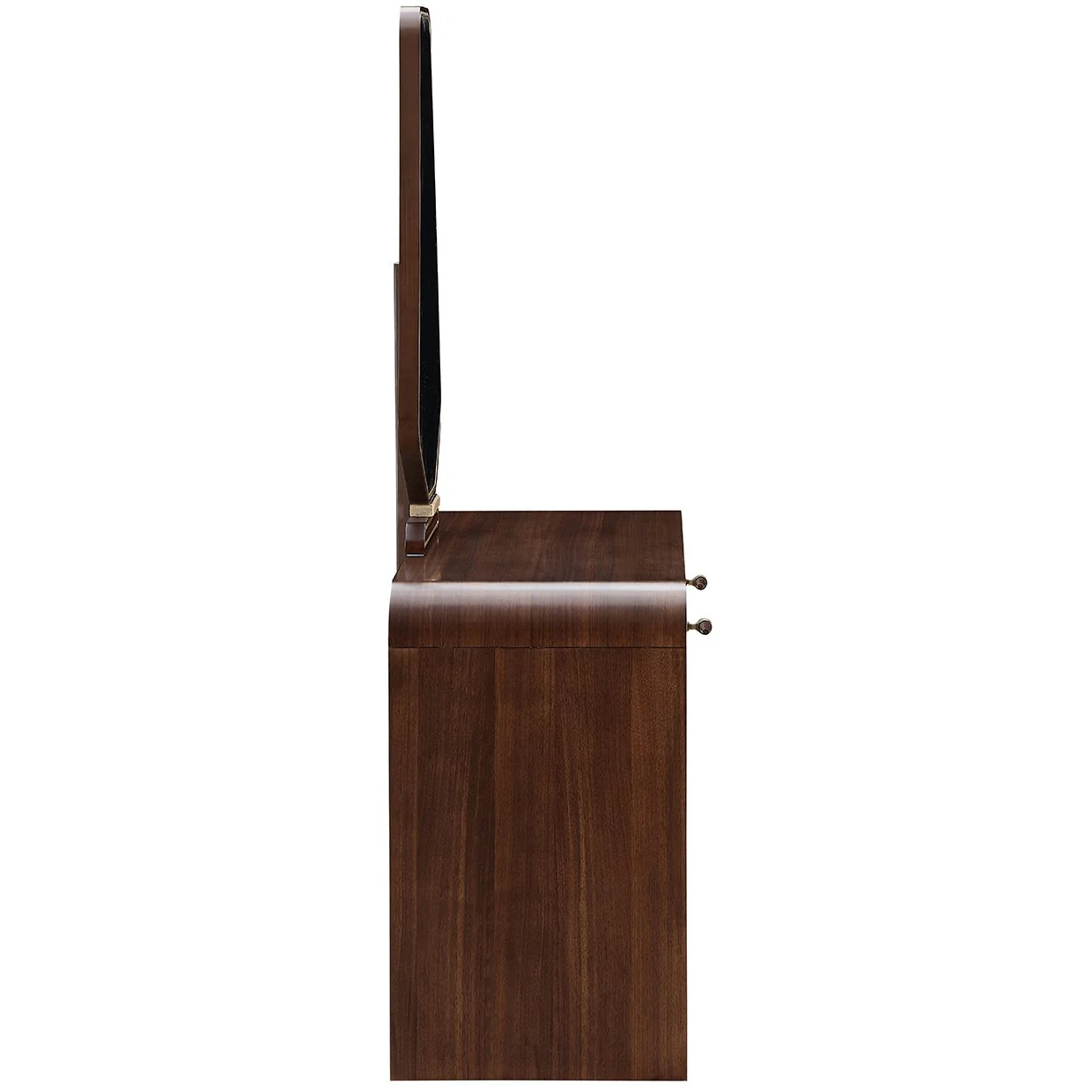 Houston Vanity Table with Mirror - Walnut - Image 2