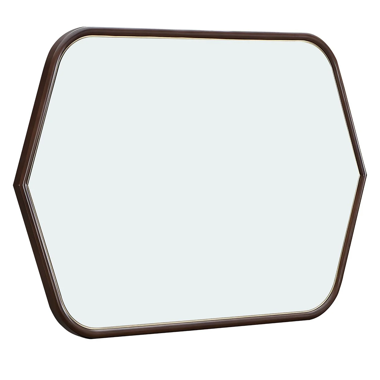 Houston Wall Mirror - Walnut - Image 2
