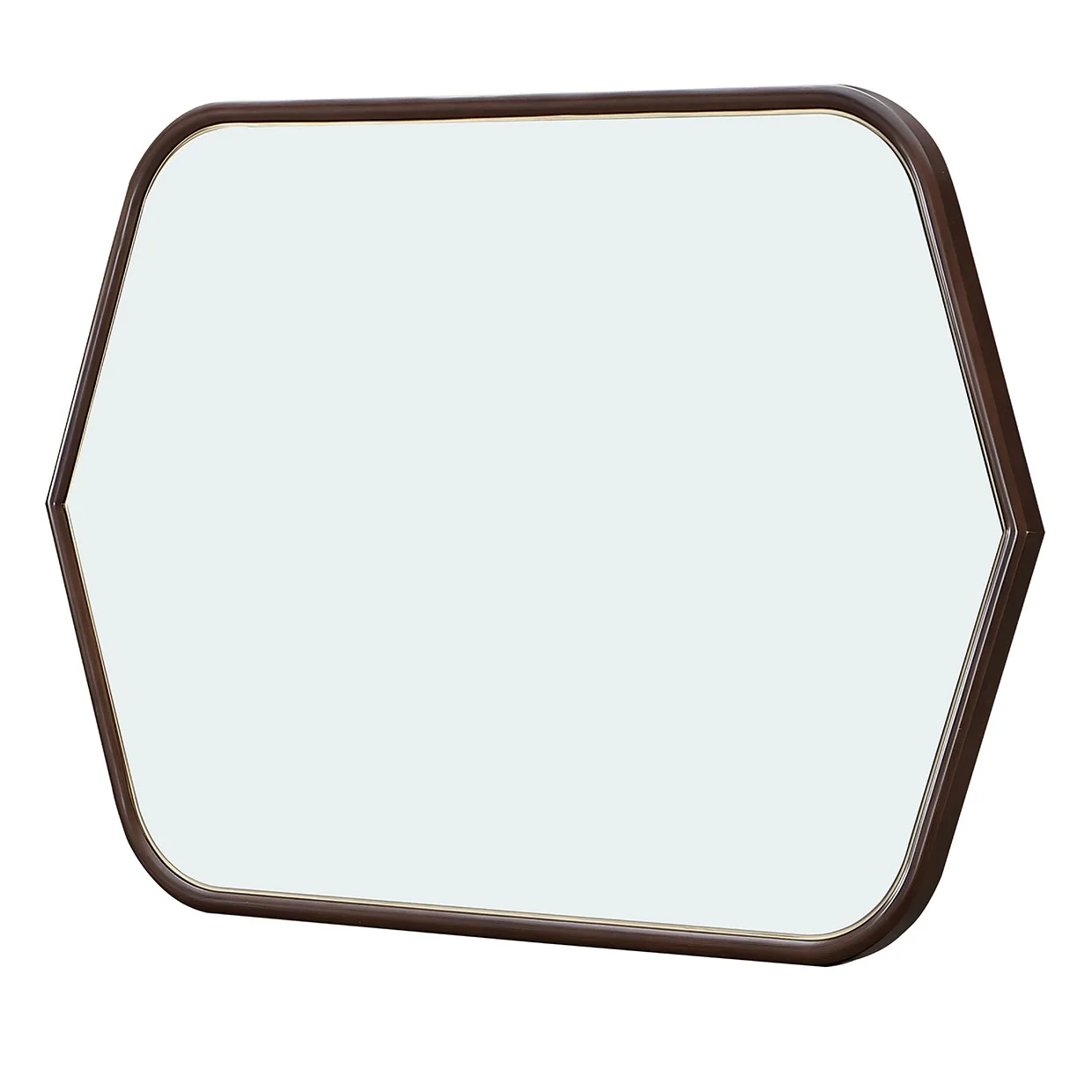 Houston Wall Mirror - Walnut - Image 5