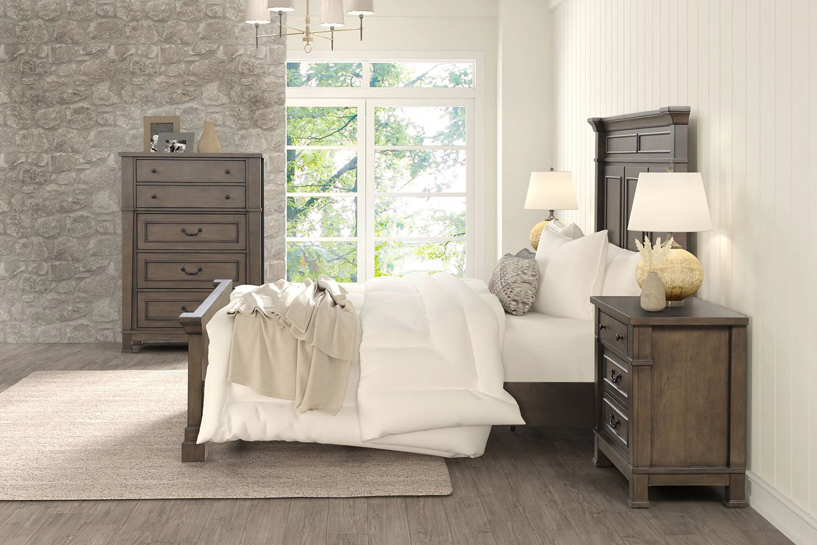 Huddersfield 5 Pc. Queen Bedroom Set w/ 2NS - Image 3