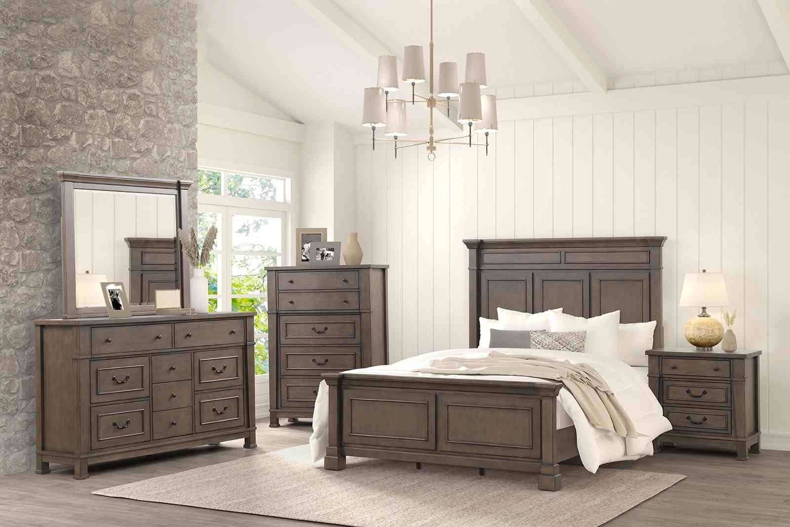 Huddersfield Mirror, Dark Walnut - Image 2