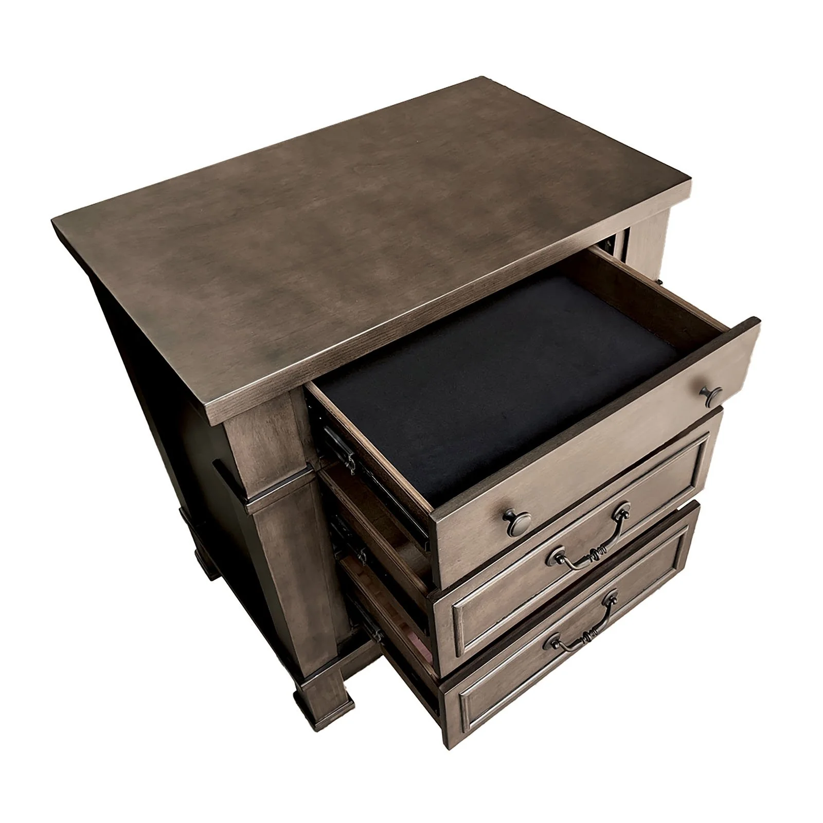 Huddersfield Nightstand W/ USB, Dark Walnut - Image 10