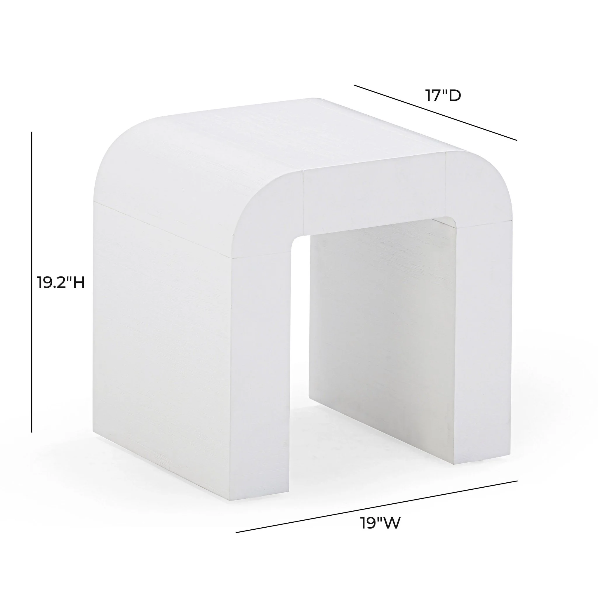 Hump White Side Table - Image 5
