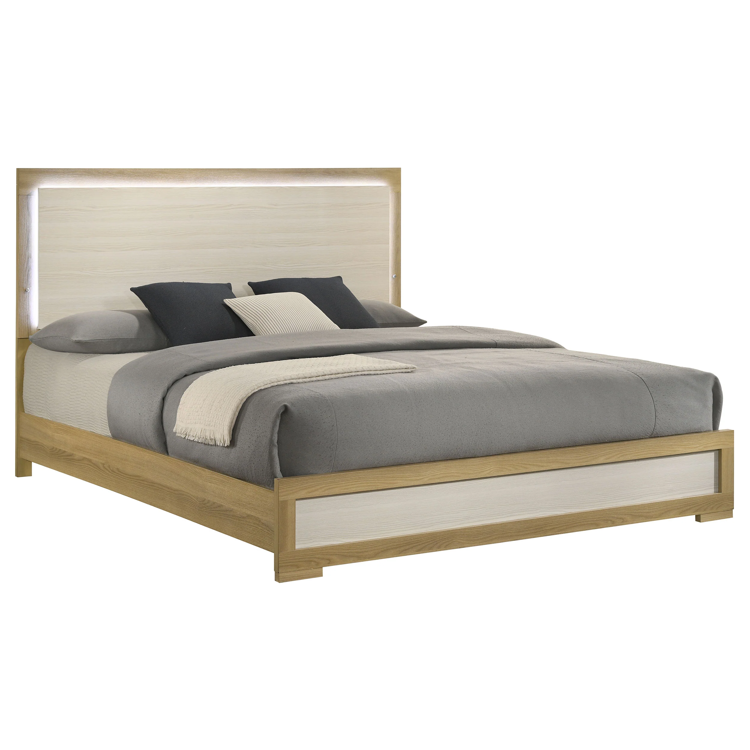 Hyland Panel Bed with LED Lighting - Image 14