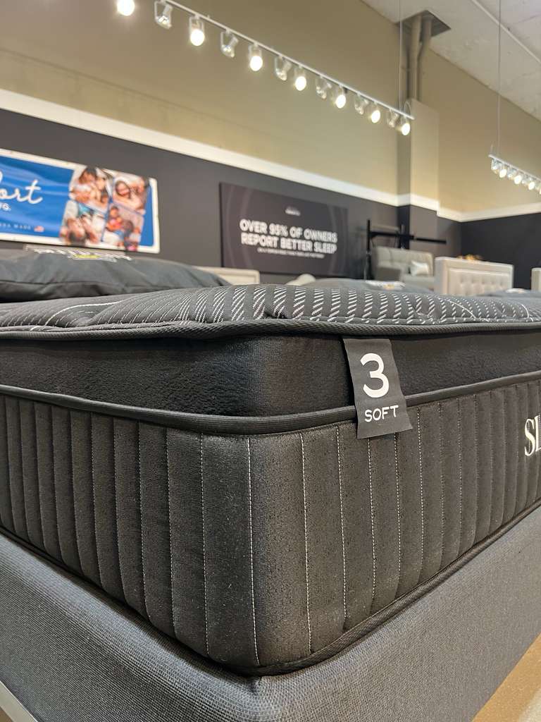 iBed Black Luxury Cool Gel Mattress - Image 4