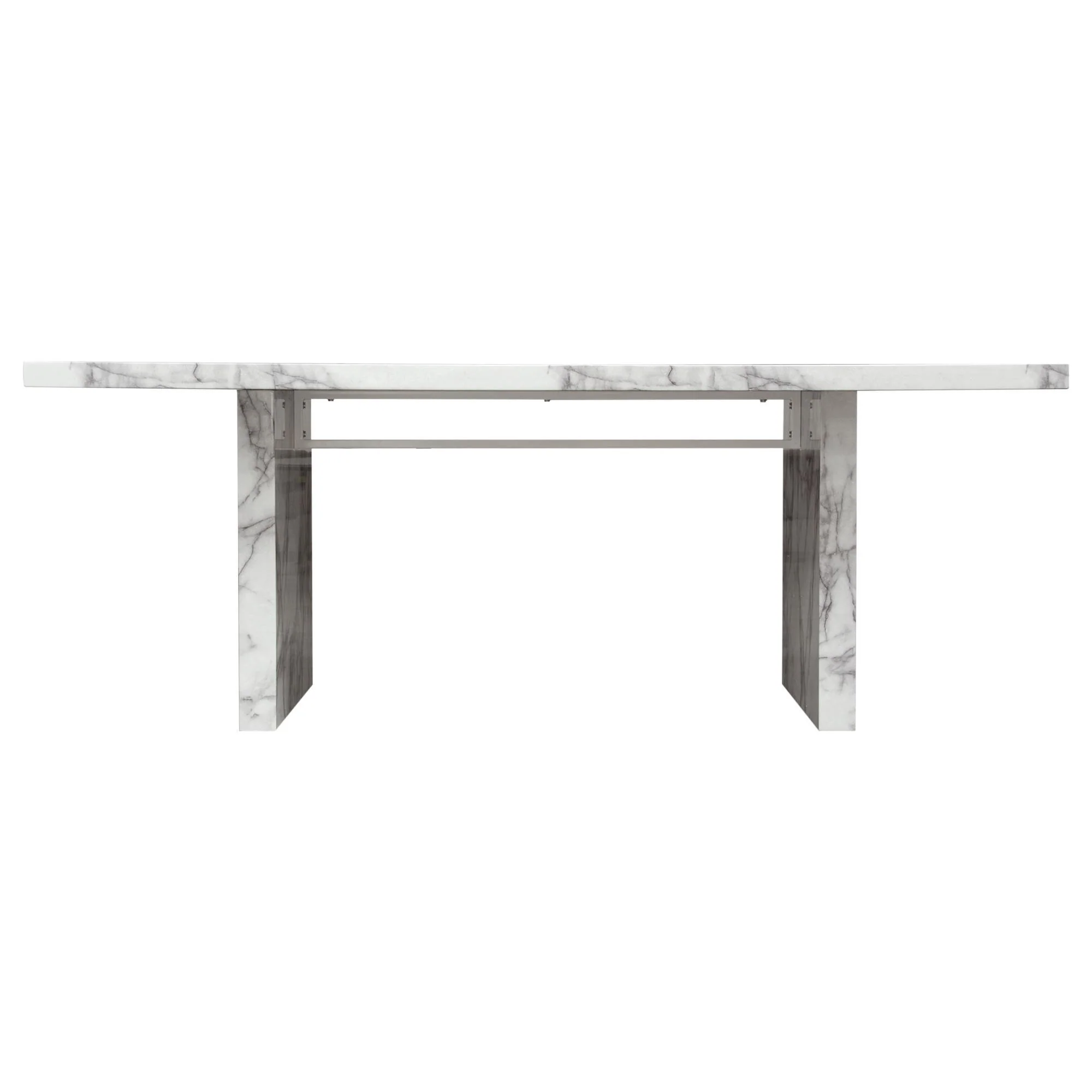 Icon Faux Marble Rectangular Dining Table by Diamond Sofa - Image 3