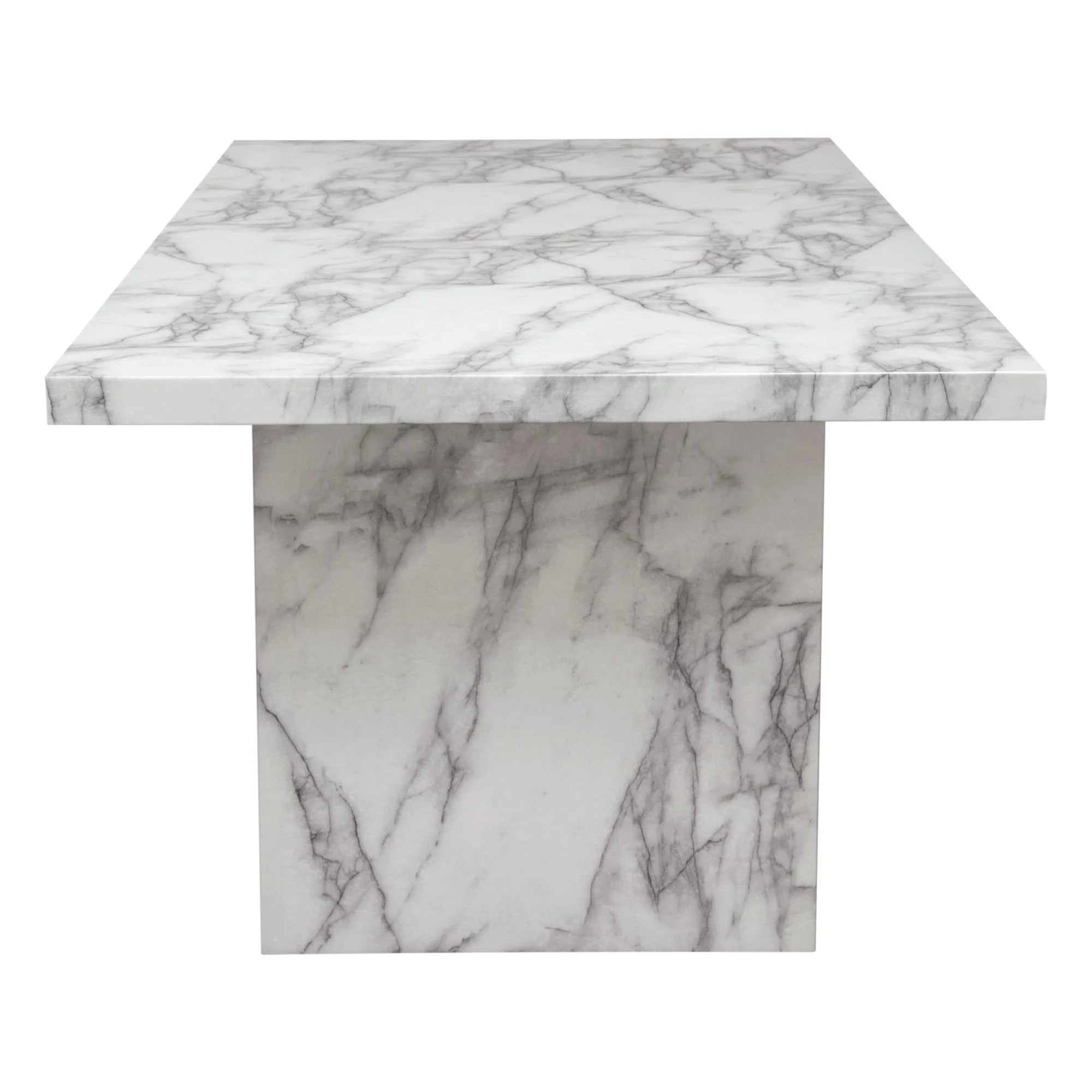 Icon Faux Marble Rectangular Dining Table by Diamond Sofa - Image 7