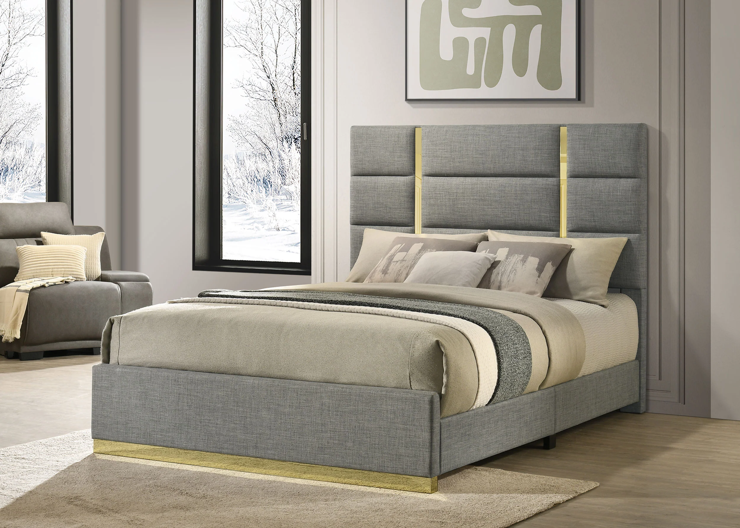 Ines Panel Bed - Image 2