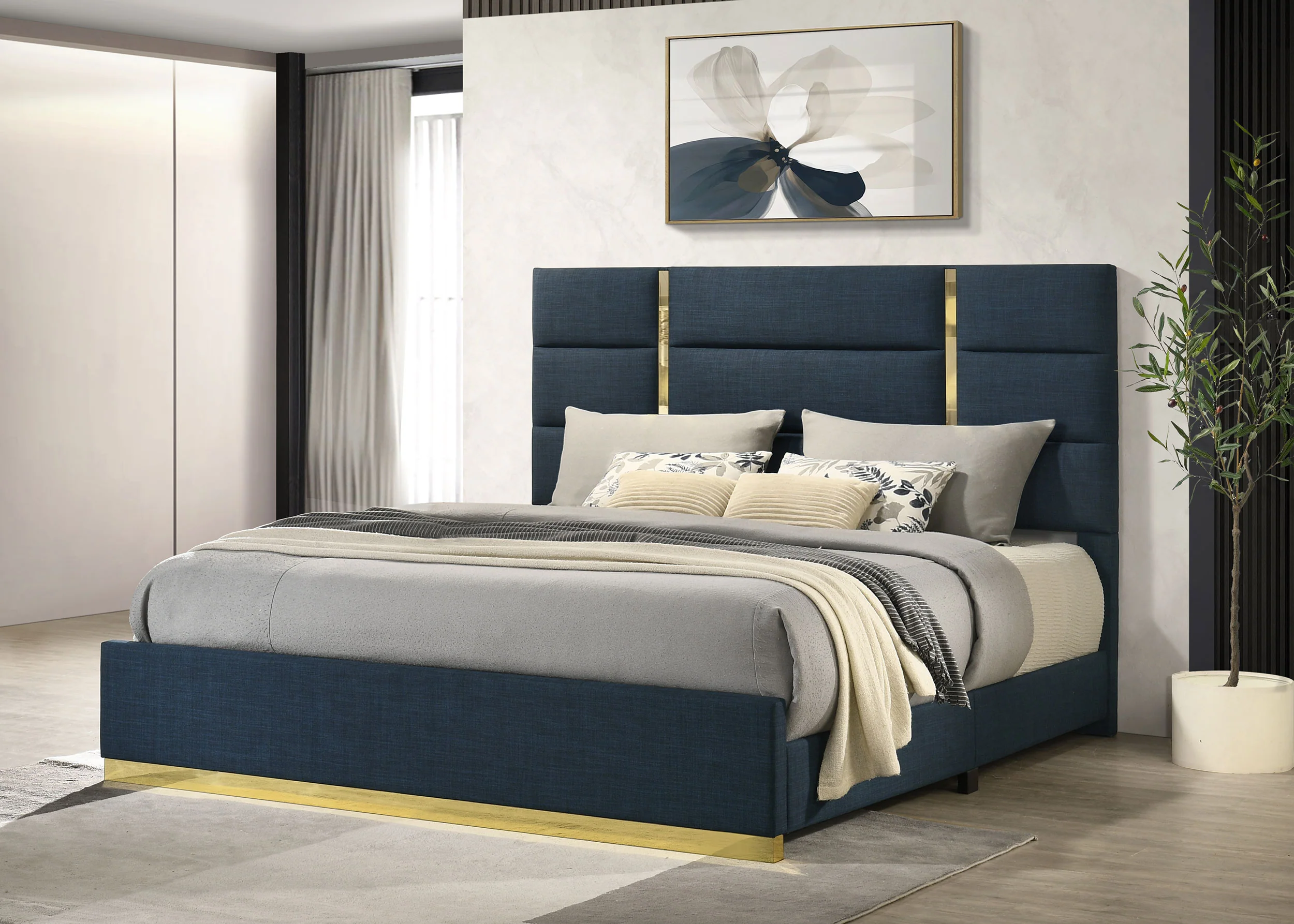 Ines Panel Bed - Image 32