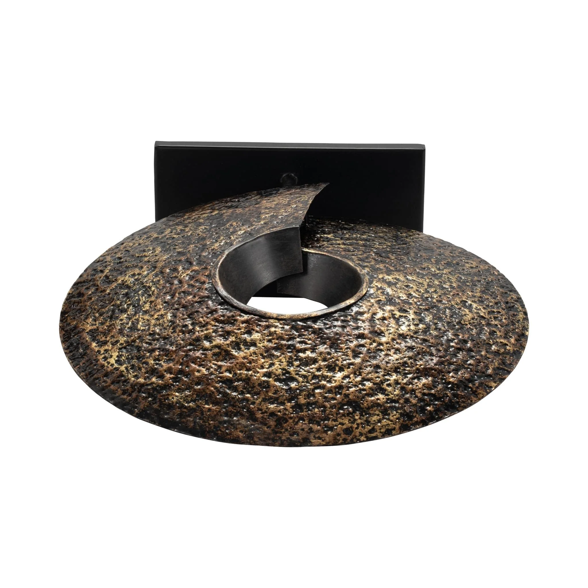 Iron,18"h,disc W/stand Deco,black/gold - Image 6