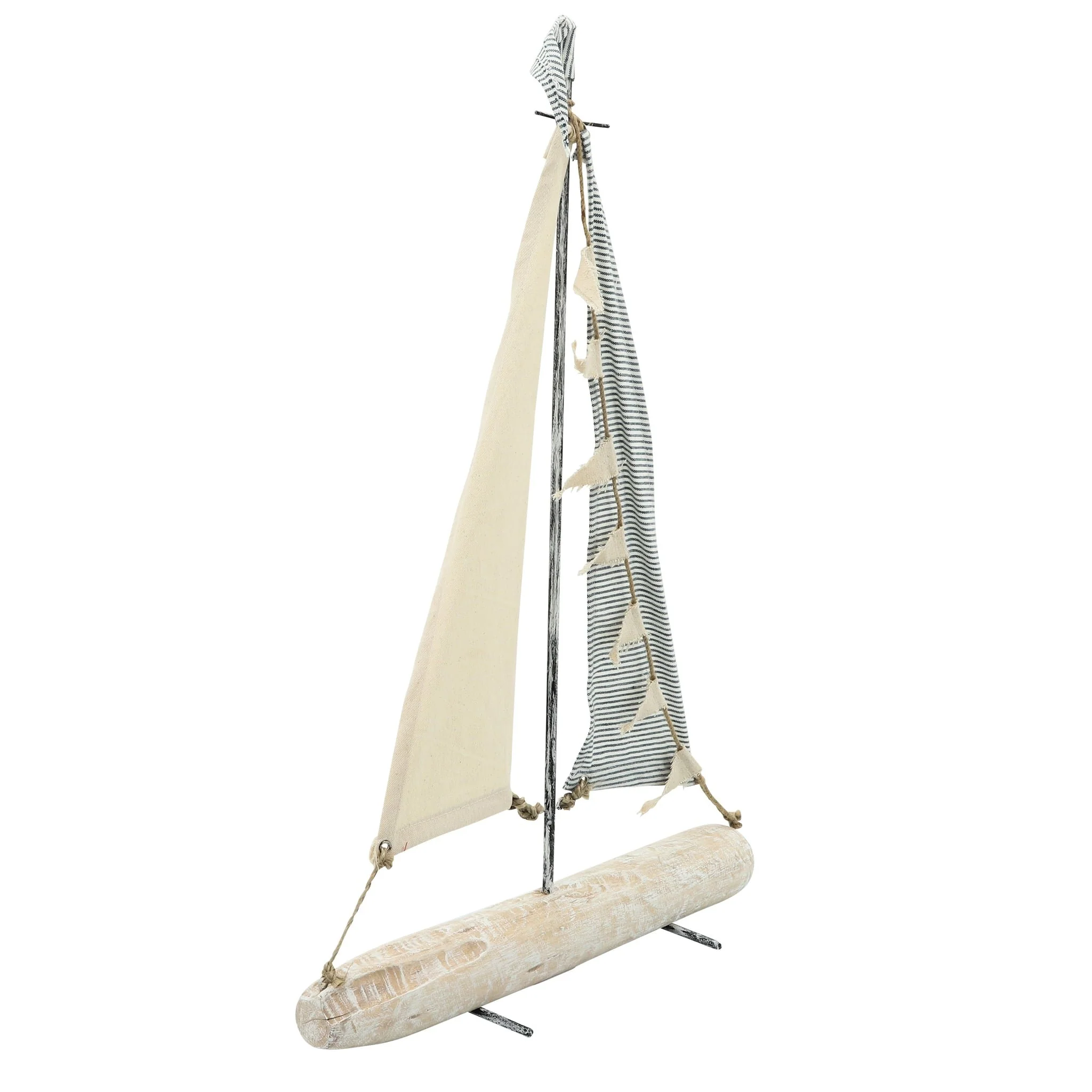 Iron 27" Sailboat W/ Cloth Sails, Multi - Image 2
