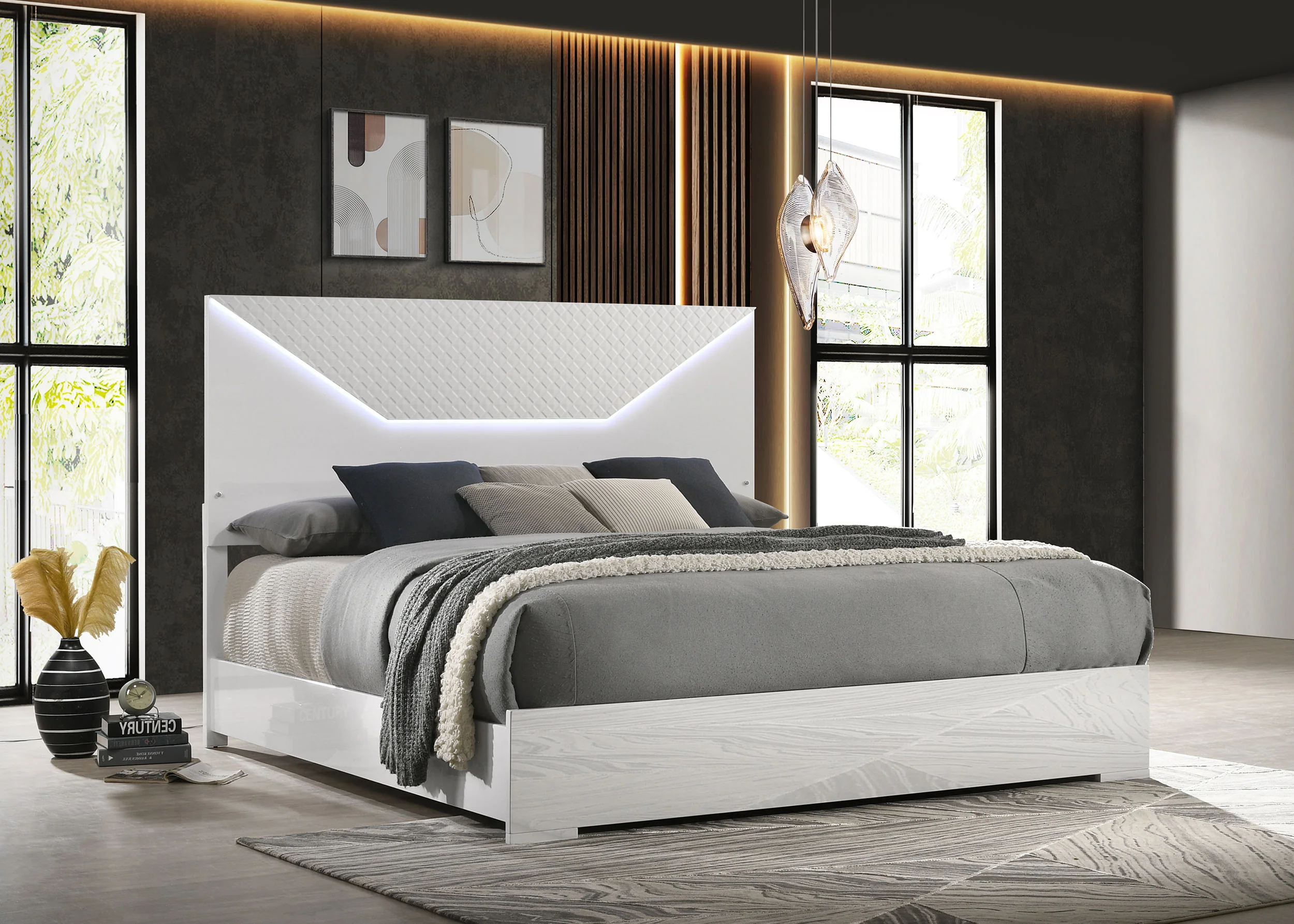 Ives Panel Bed with LED Lighting - Image 12