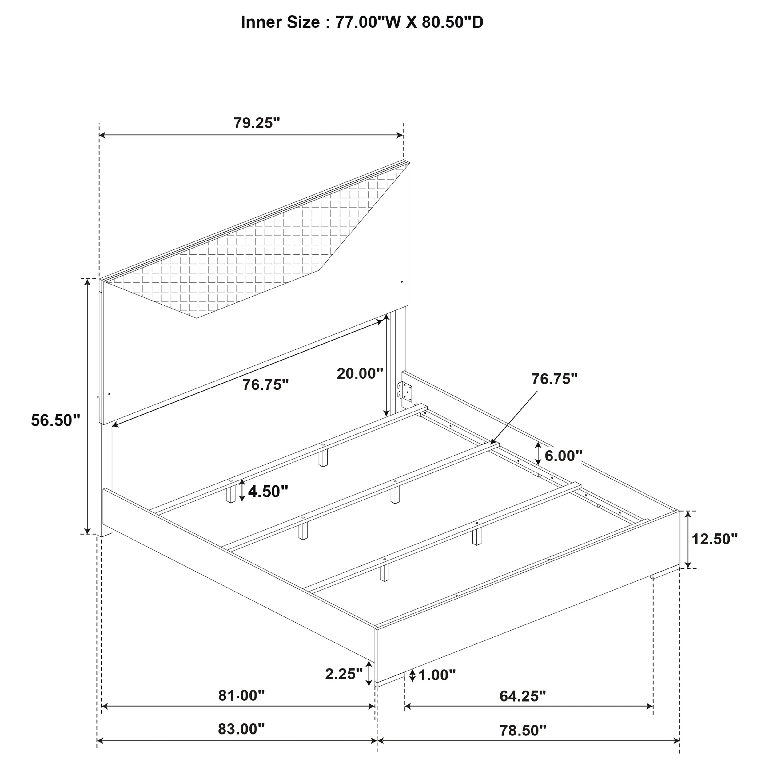 Ives Panel Bed with LED Lighting - Image 19