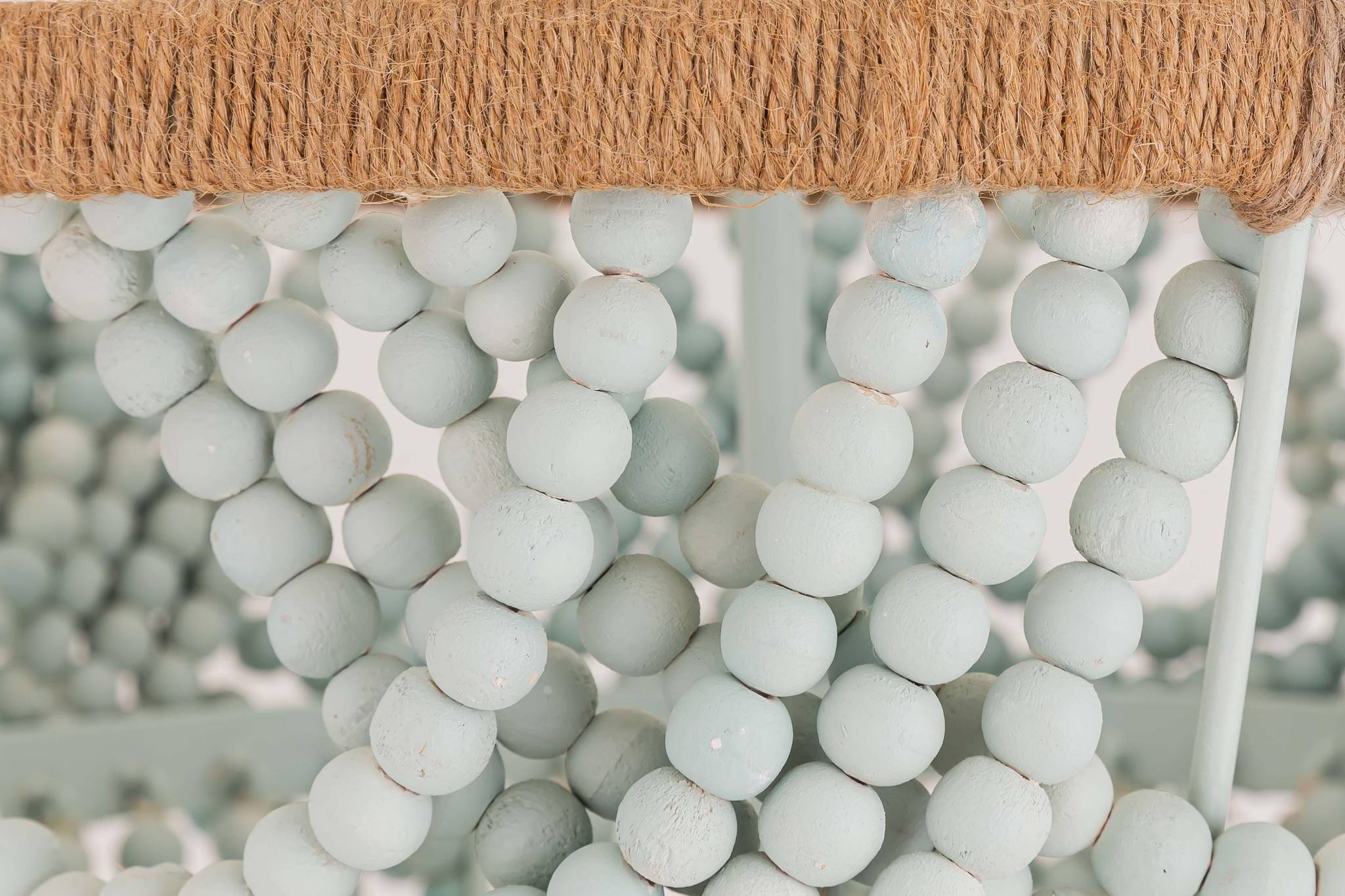 Jade Beaded Chandelier - Image 6
