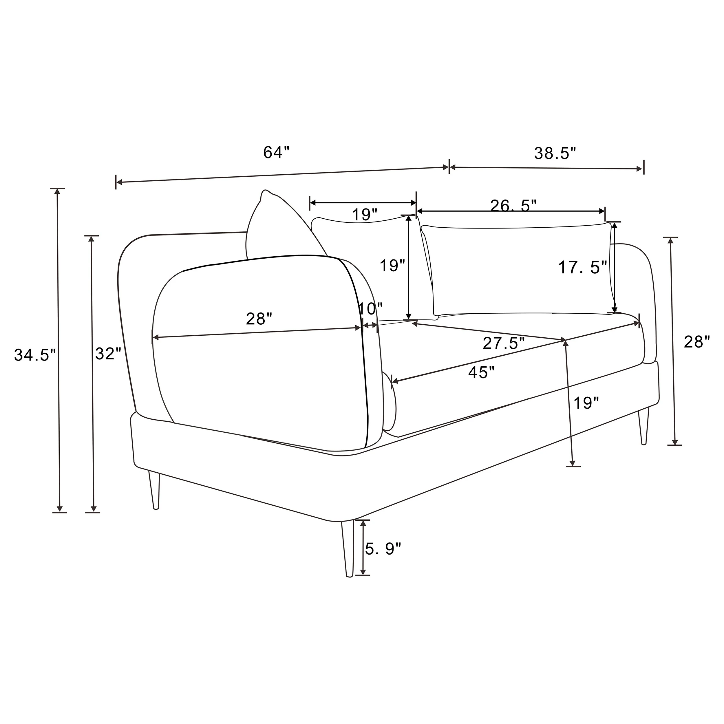 Jade Loveseat - Image 28