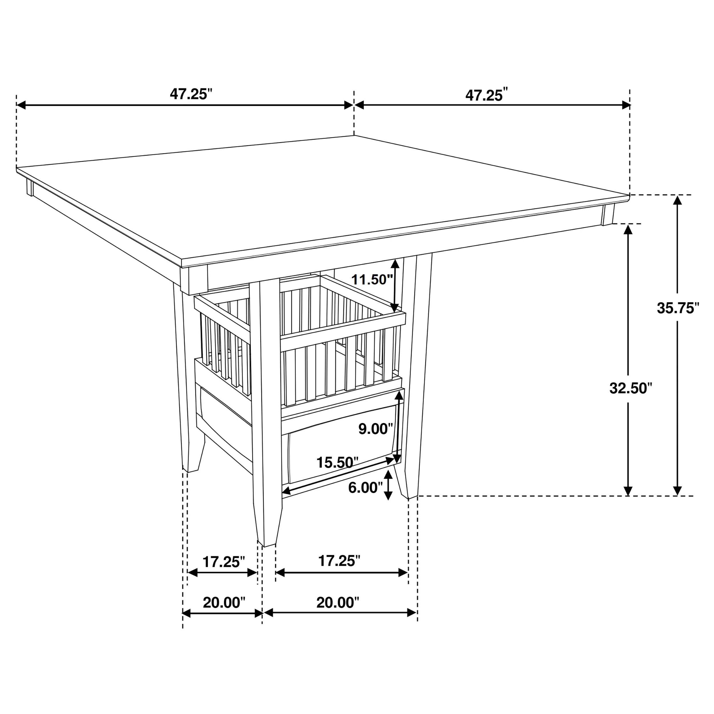 Jaden Counter Height Dining Set - Image 15