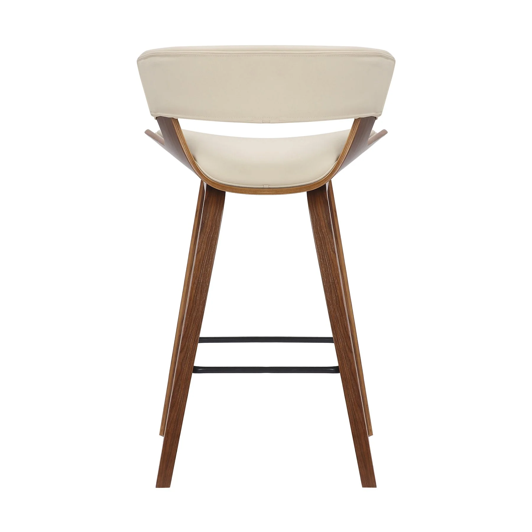 Jagger Modern 26" Wood and Faux Leather Counter Height Barstool - Image 5