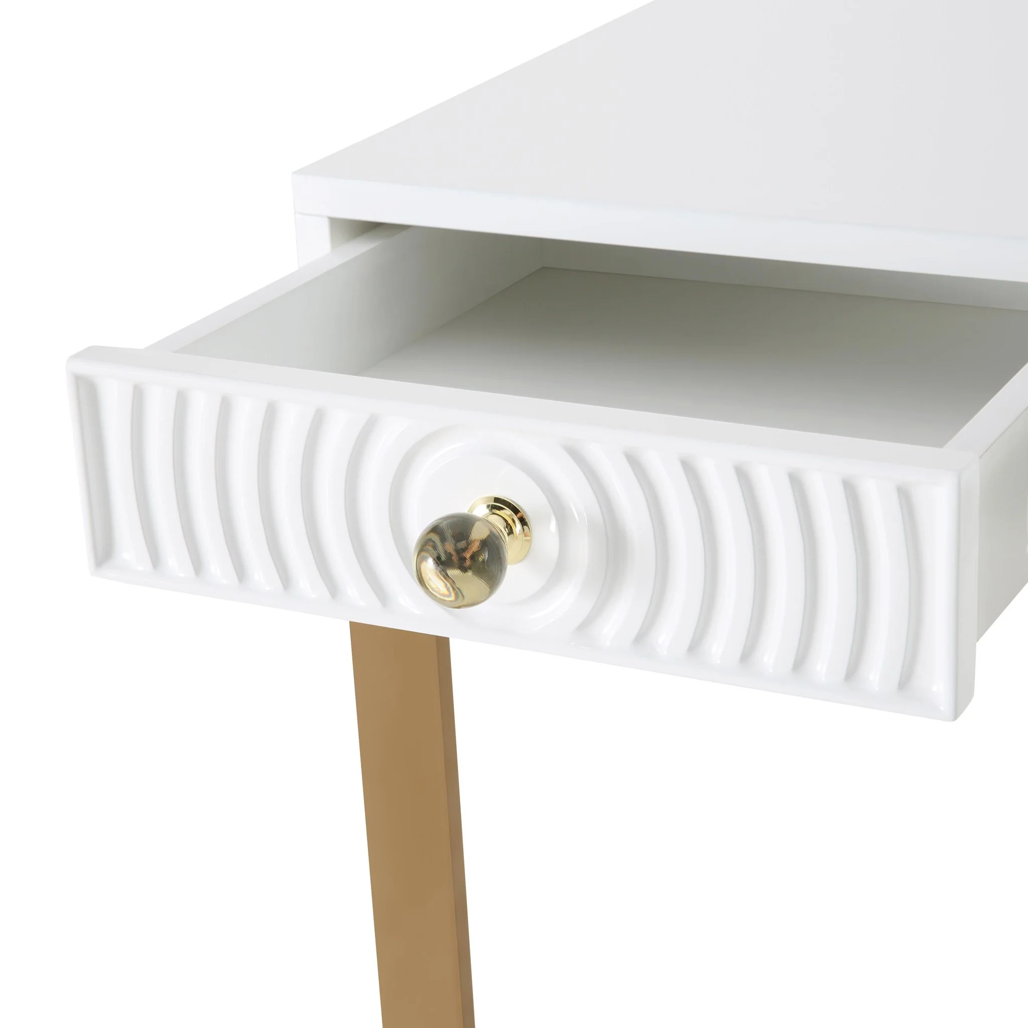 Janie White Lacquer Desk - Image 8