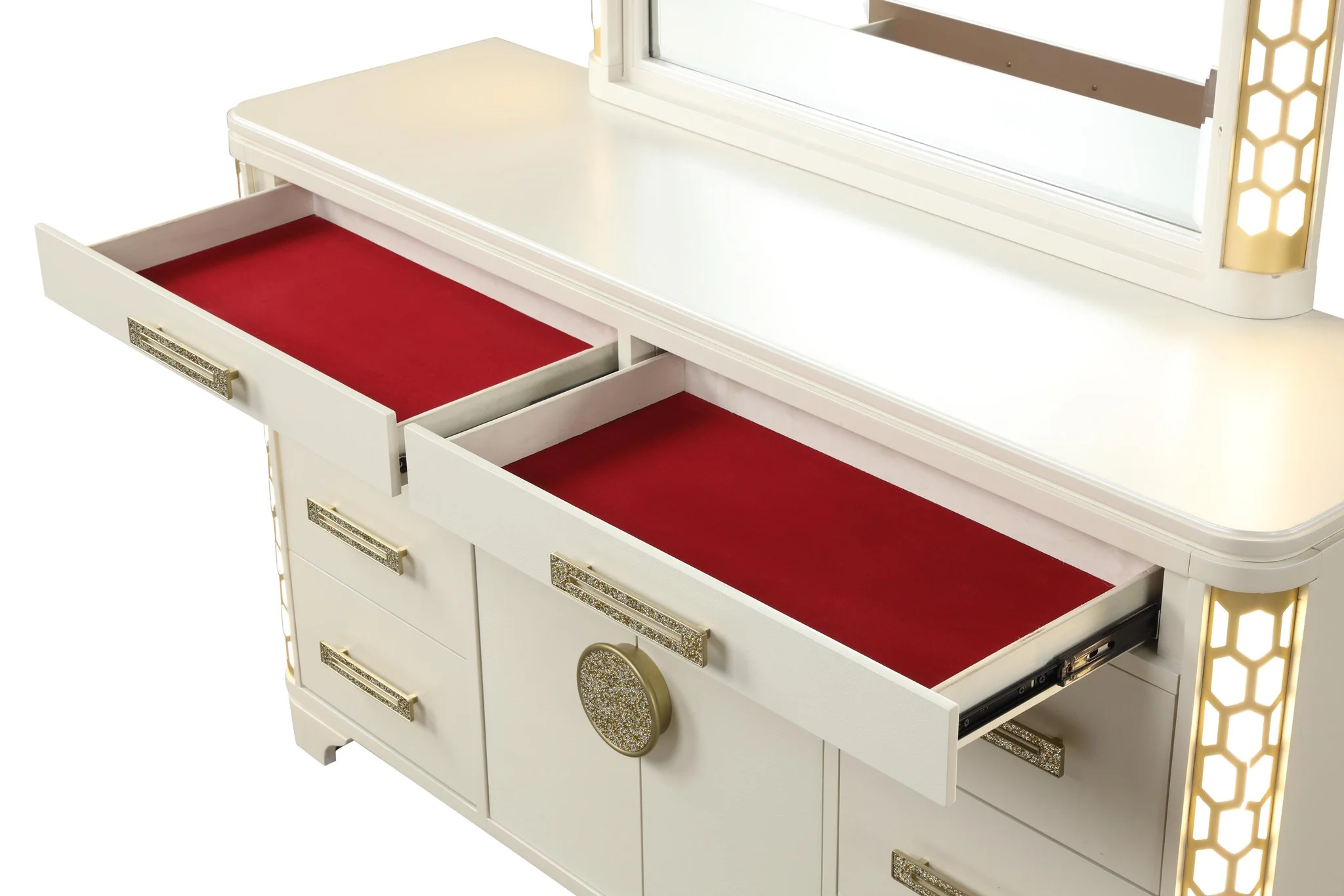 Jasmine Dresser Beige - Image 2