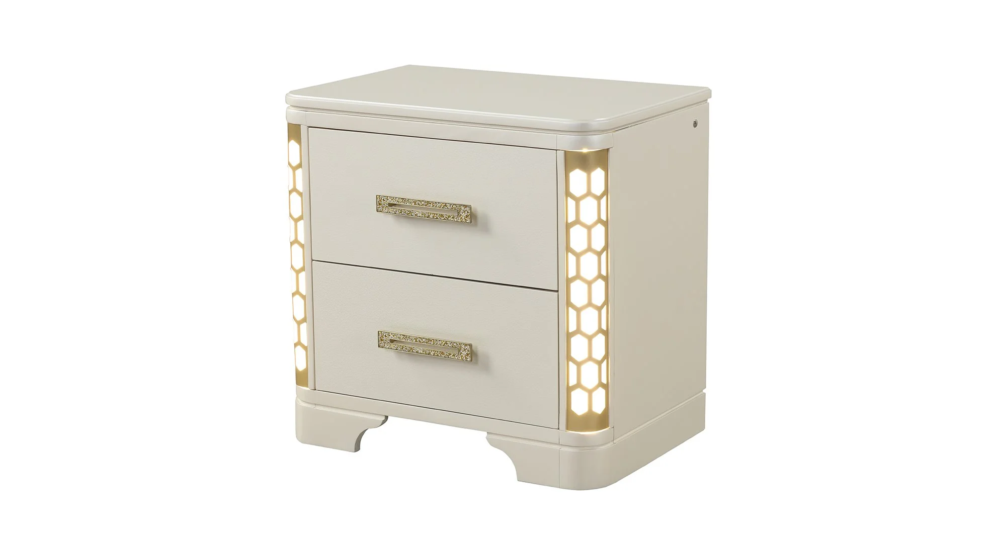 Jasmine Queen 4PC Bedroom Set Beige - Image 15