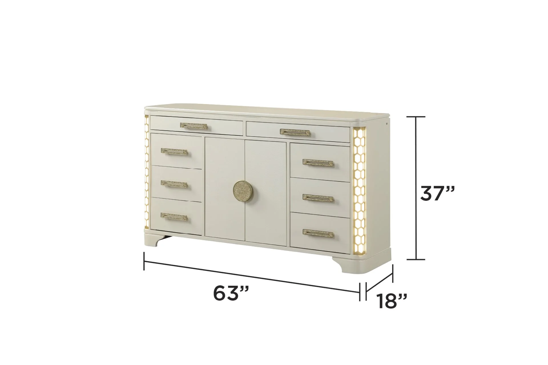 Jasmine Queen 4PC Bedroom Set Beige - Image 8