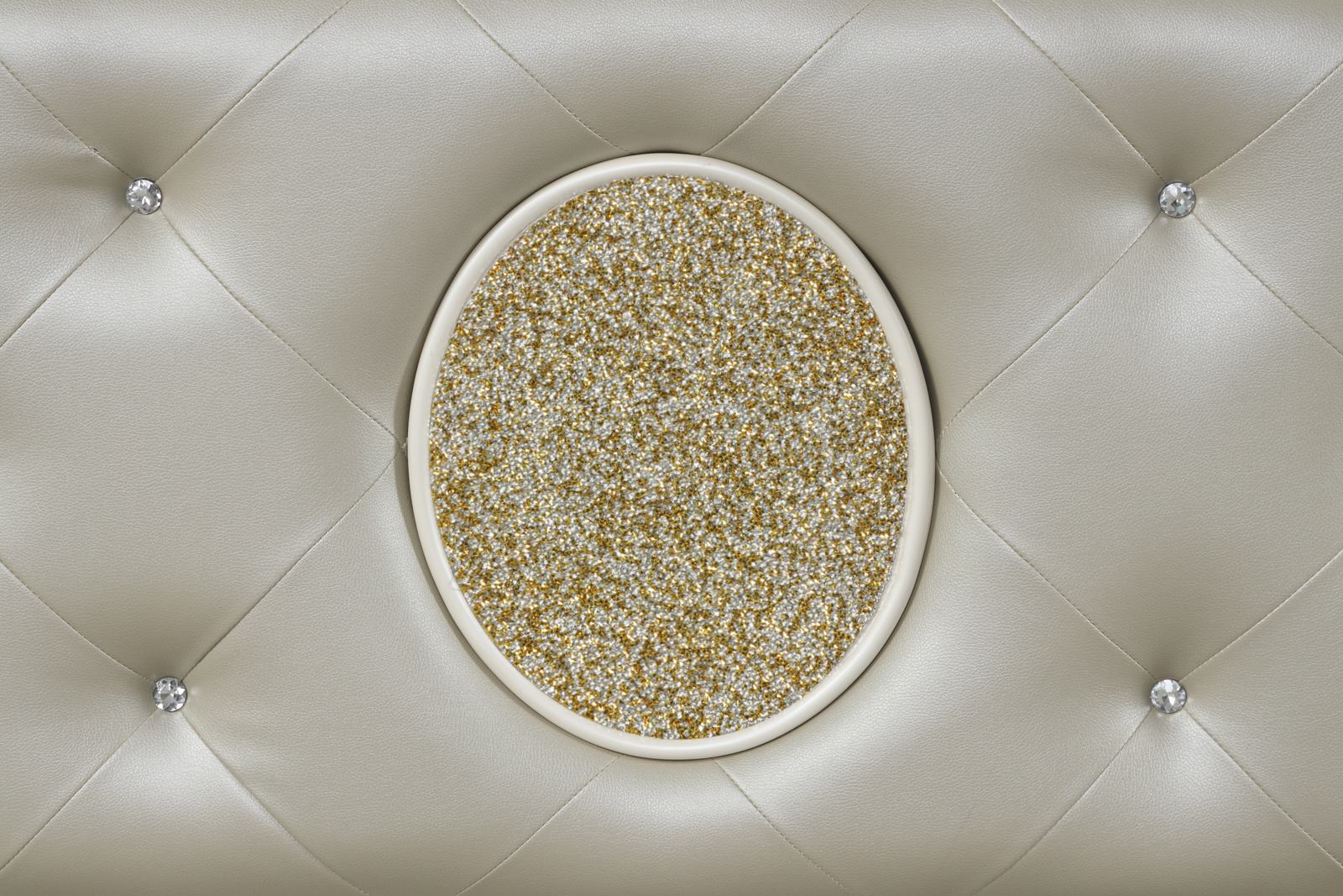 Jasmine Queen Bed Beige - Image 5