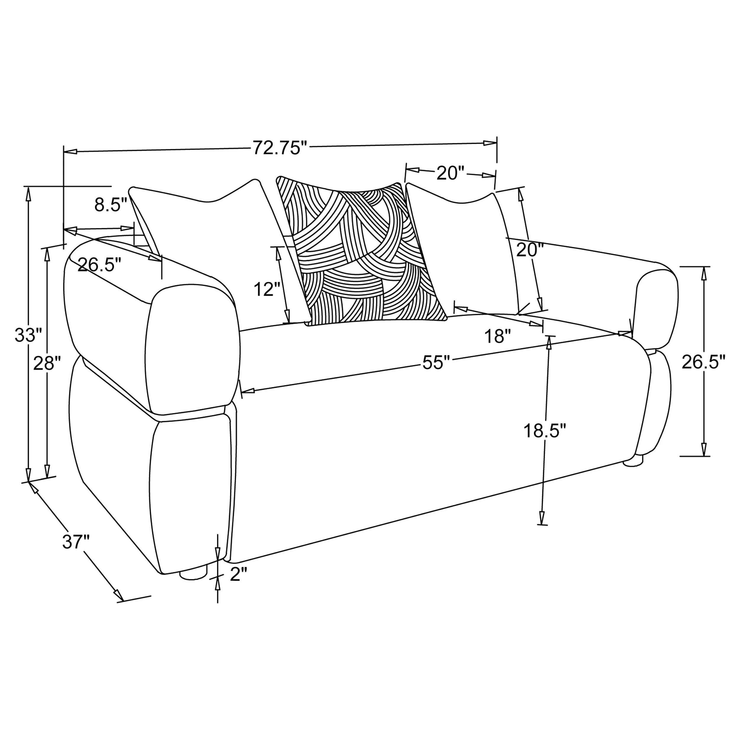Jeanette Sofa Set - Image 22