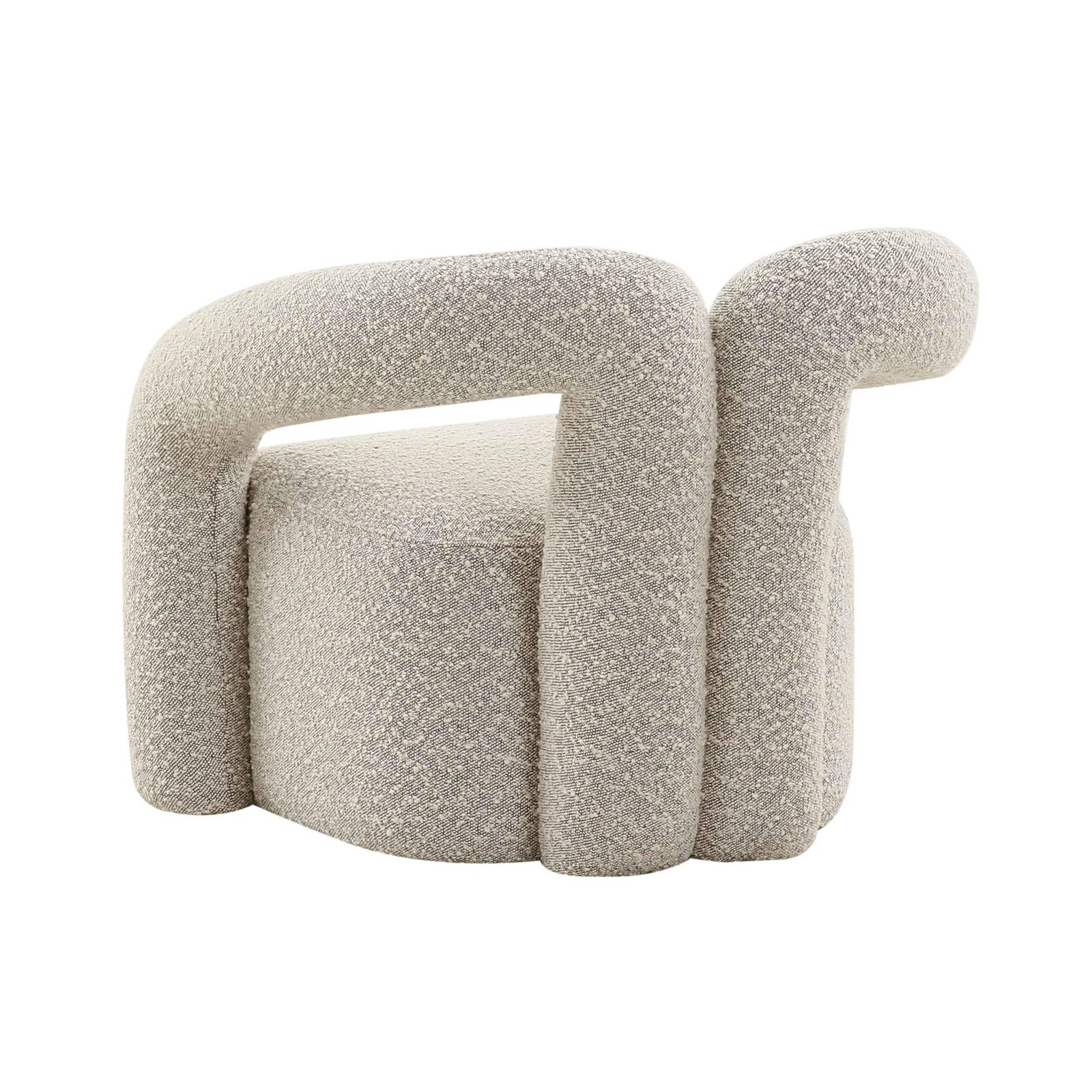 Jenn Speckled Boucle Accent Chair - Image 4