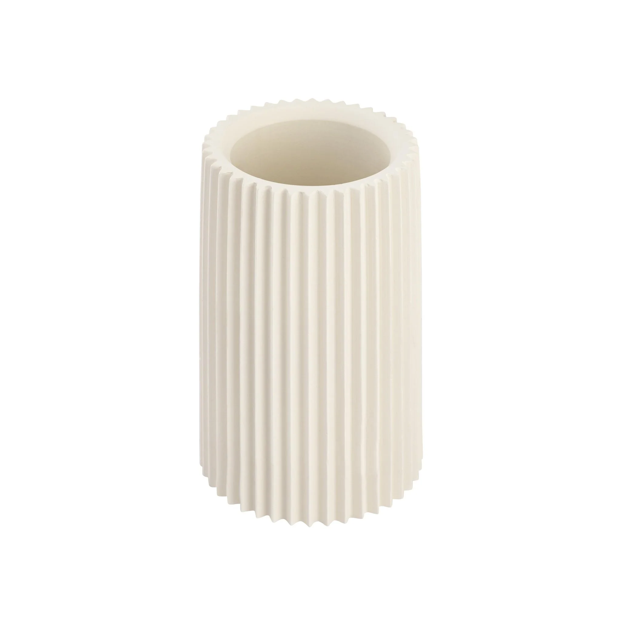 Jenna White Concrete Table Vase - Image 3