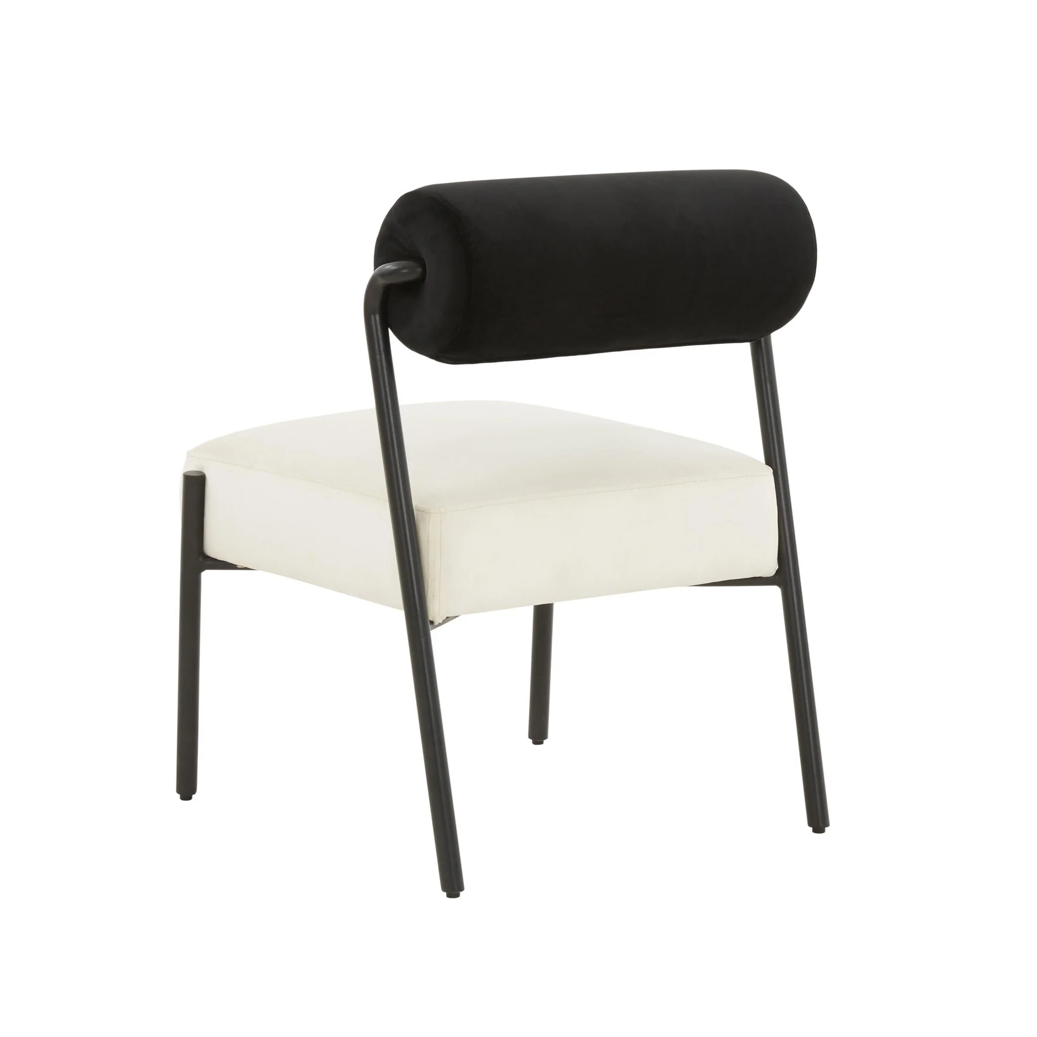 Jolene Cream Velvet Accent Chair - Image 4