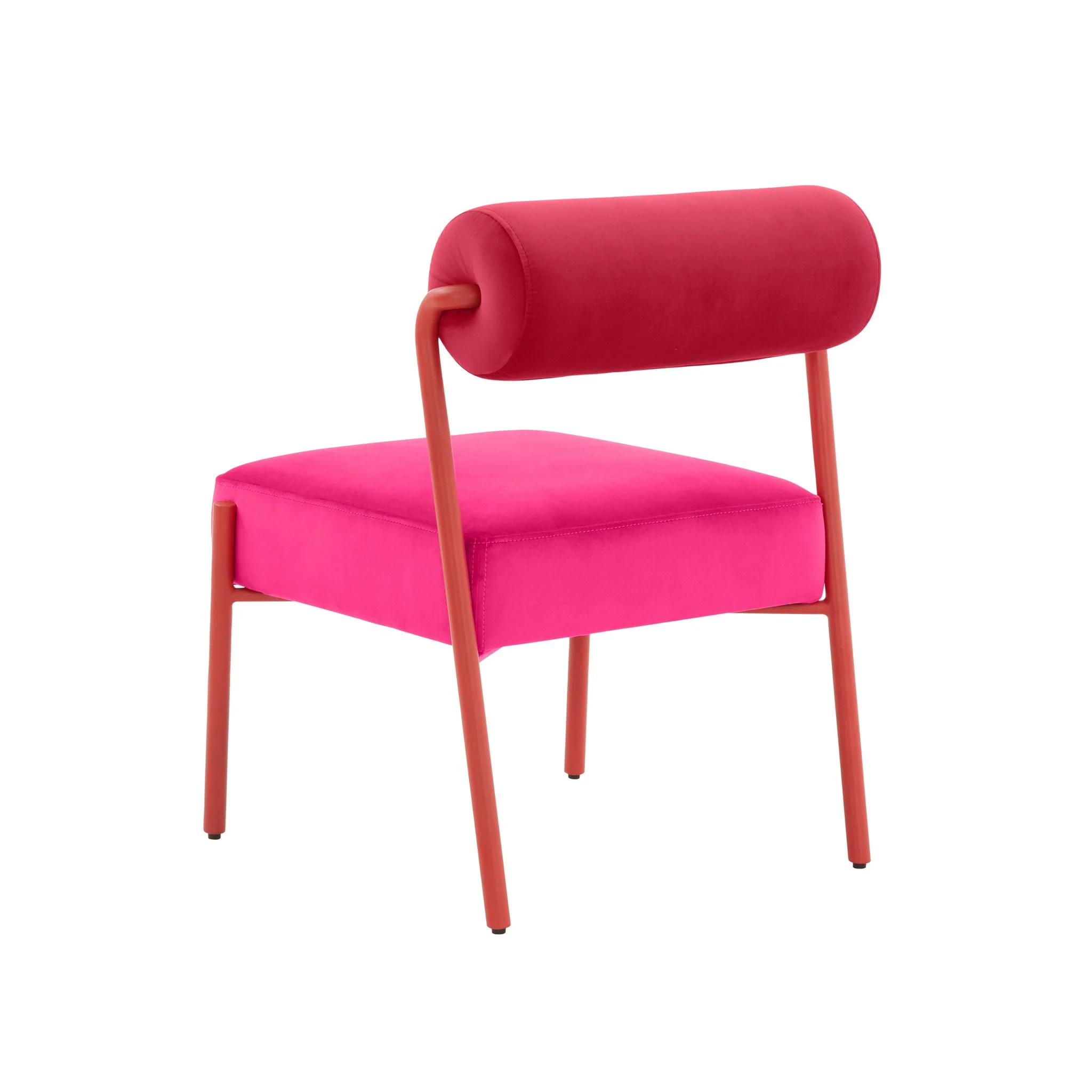 Jolene Hot Pink Velvet Dining Chair - Set of 2 - Image 5