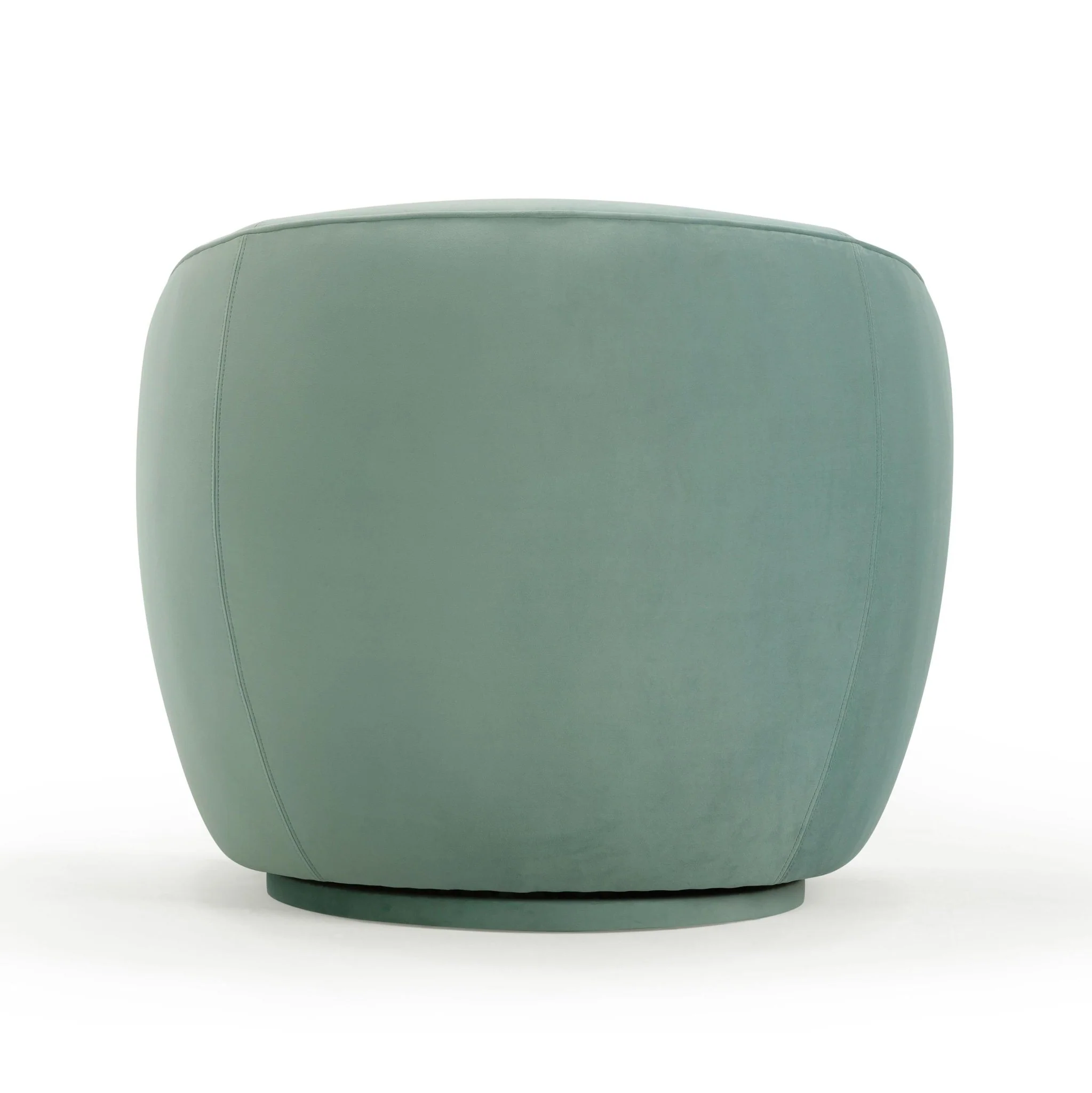 Jordan Sea Blue Velvet Swivel Chair - Image 5
