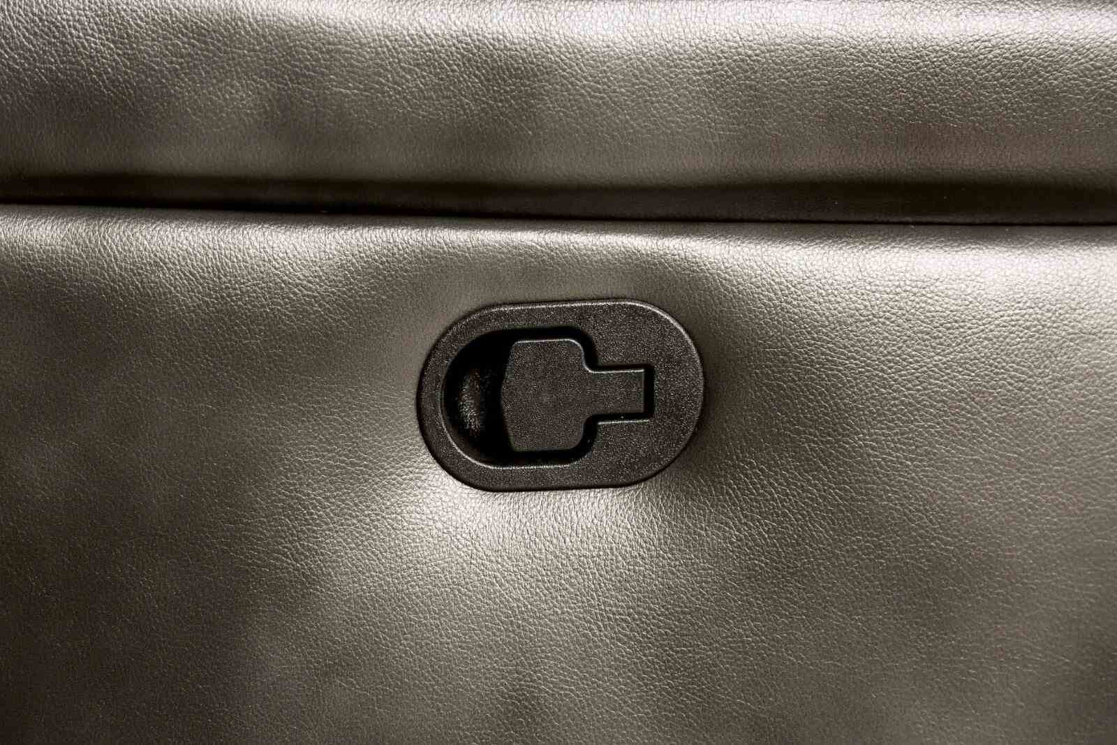 Josias Loveseat, Dark Gray Leatherette - Image 5