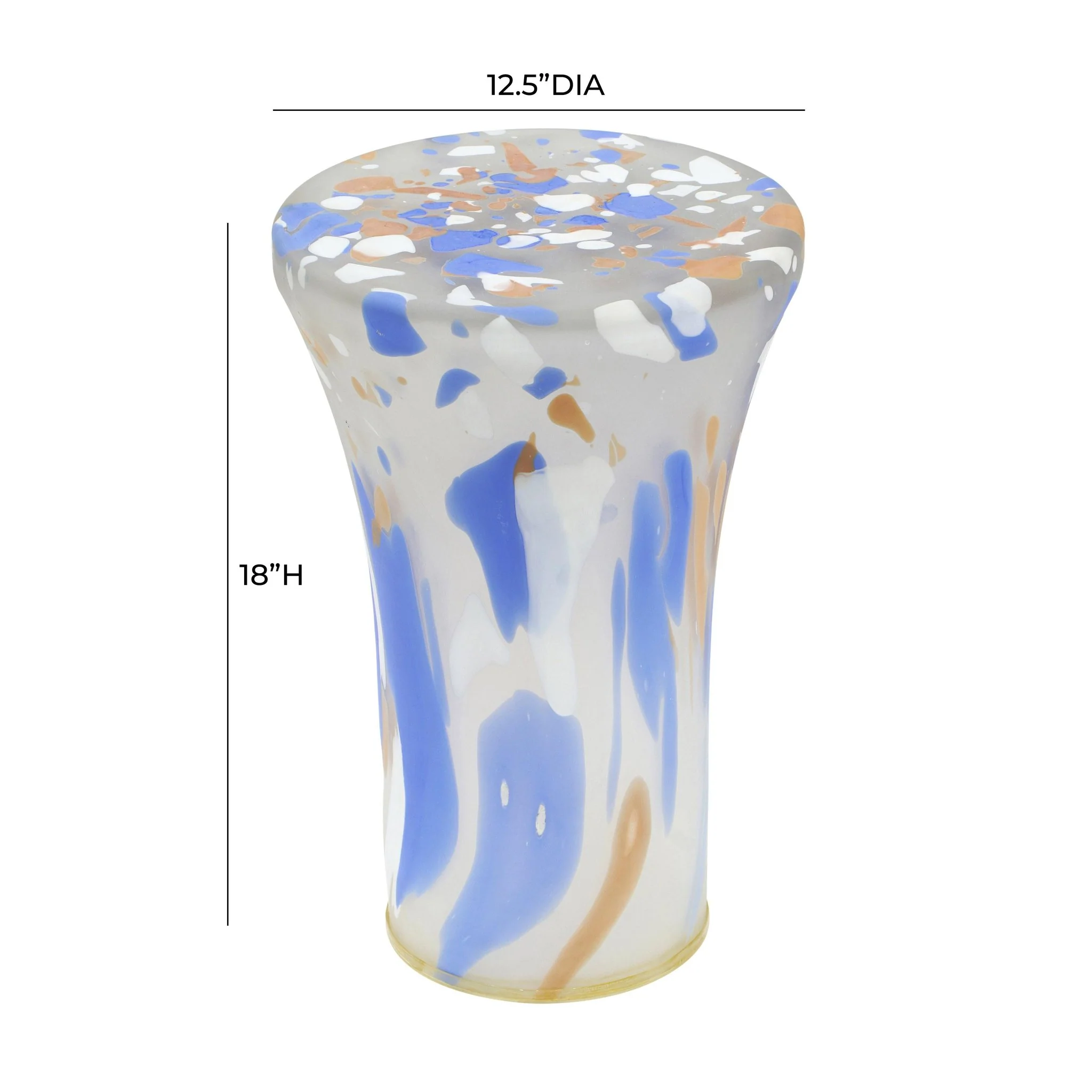 Journee Glass Side Table - Image 6
